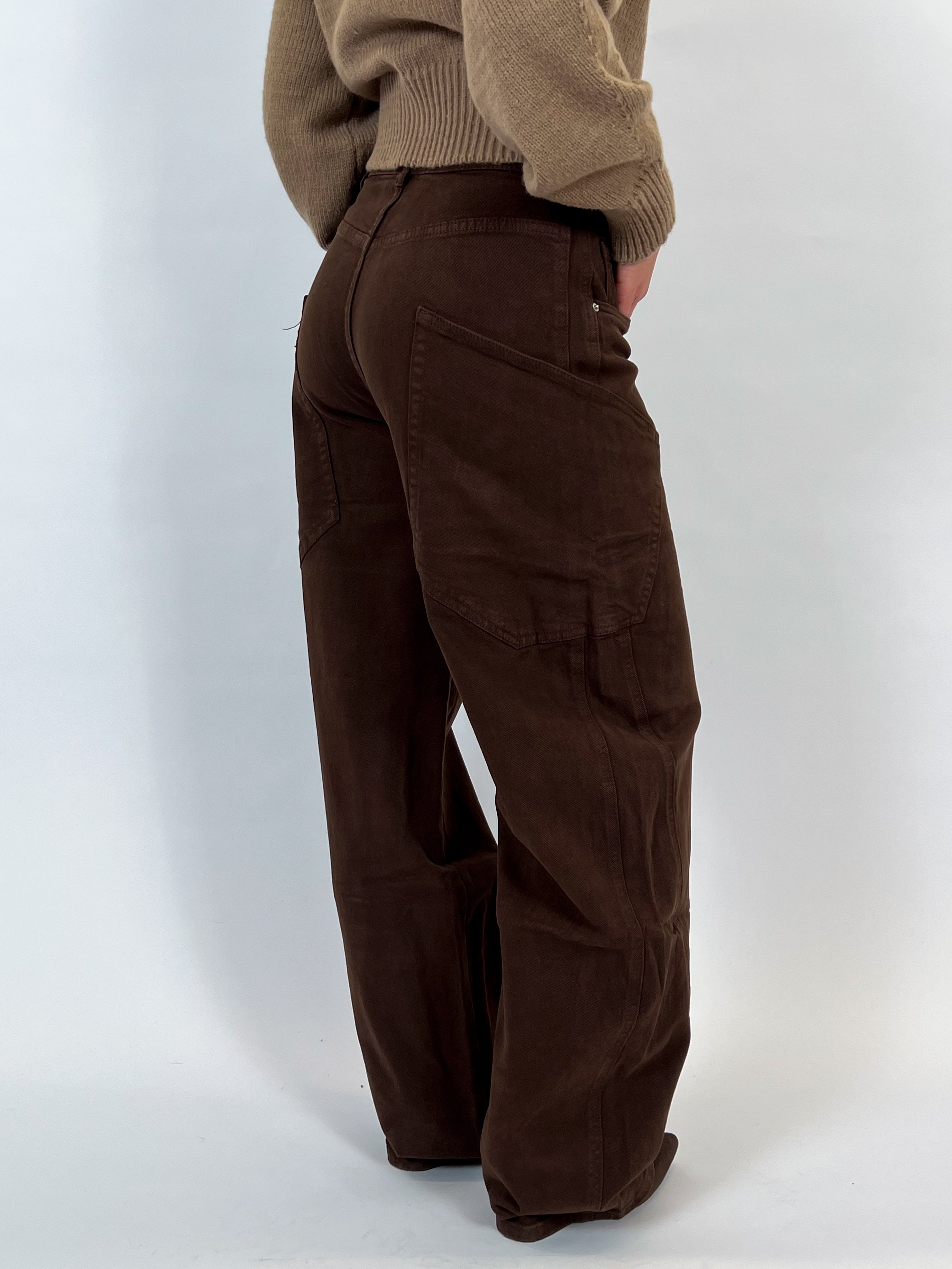 BROWN BALLOON FIT CARGO