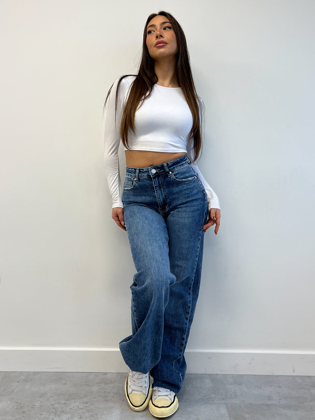 3636 BLUE TALL STRETCH JEANS DARK BLUE