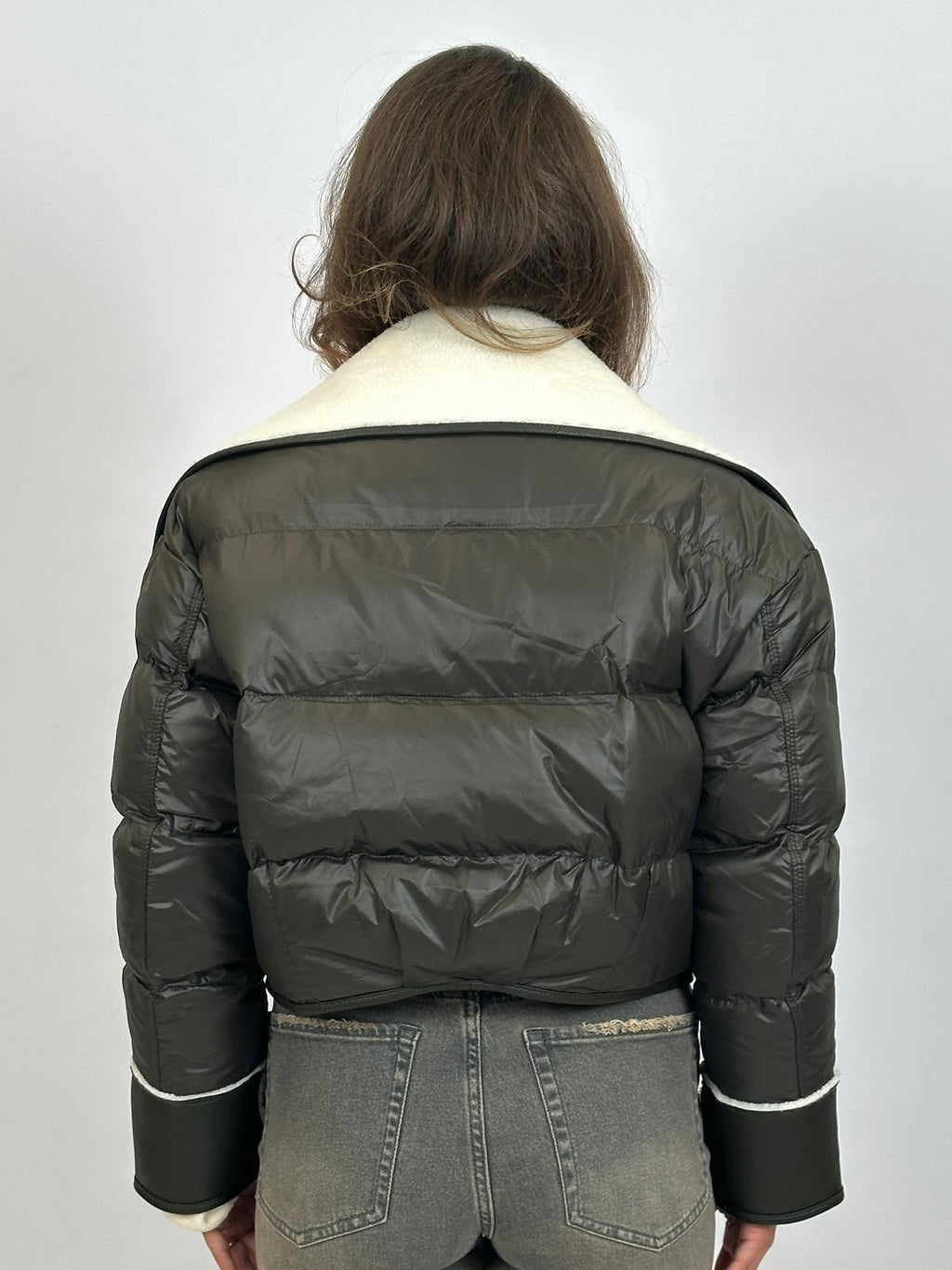 TEDDY LINED PUFFER ARMY