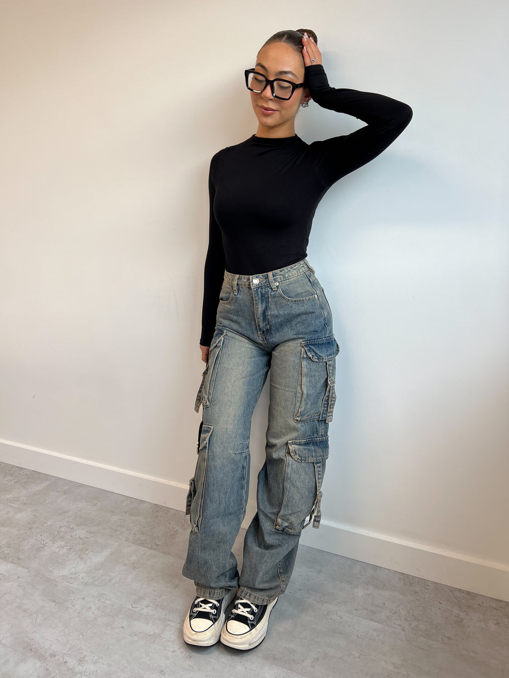 VINTAGE WASH CARGO MIT DOPPELTASCHE