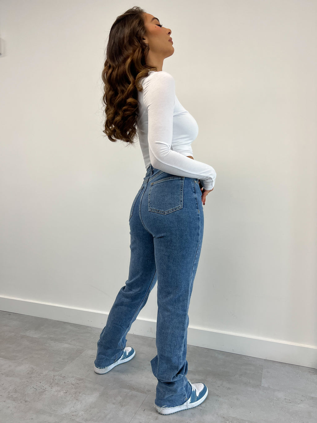 HOHES GERADE BEIN STRETCH 2186