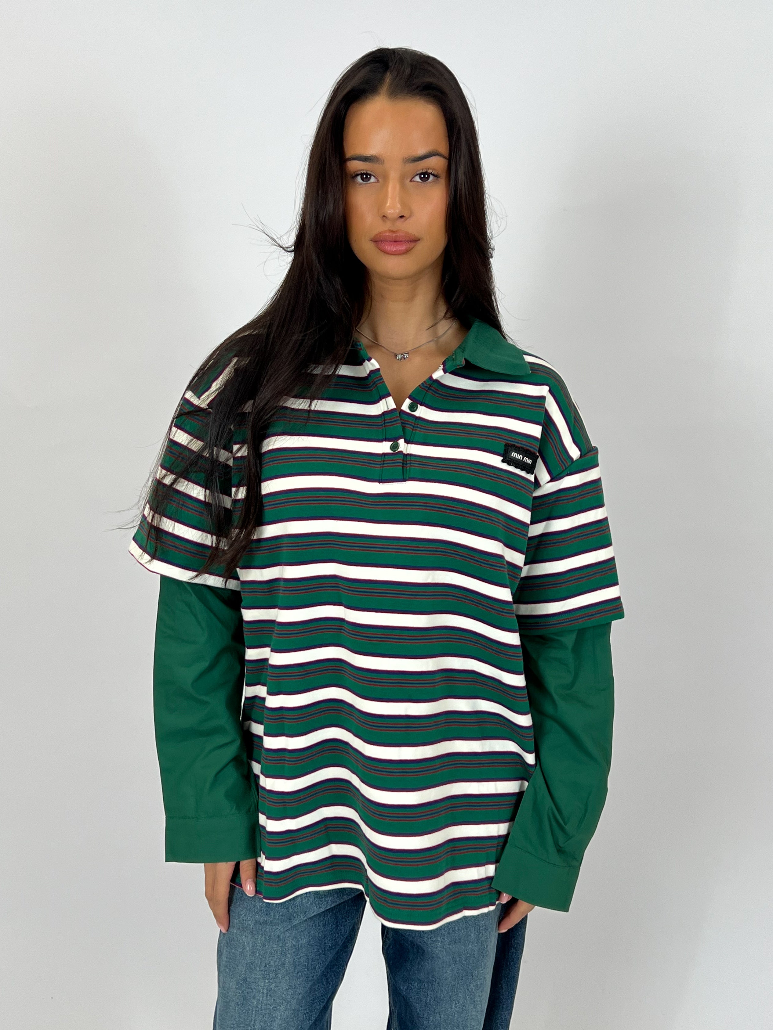 MIMI INSPIRED SHIRT LONGSLEEVE GREEN