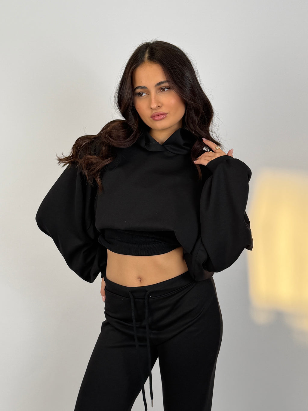ULTRA SOFT HOODIE SET BLACK