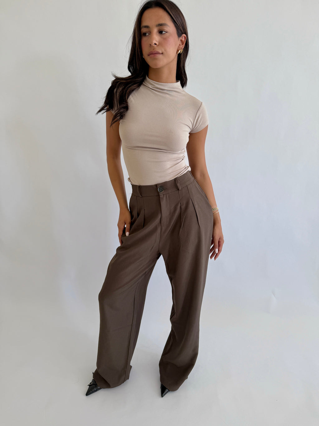 PREMIUM TALL PANTALON BROWN