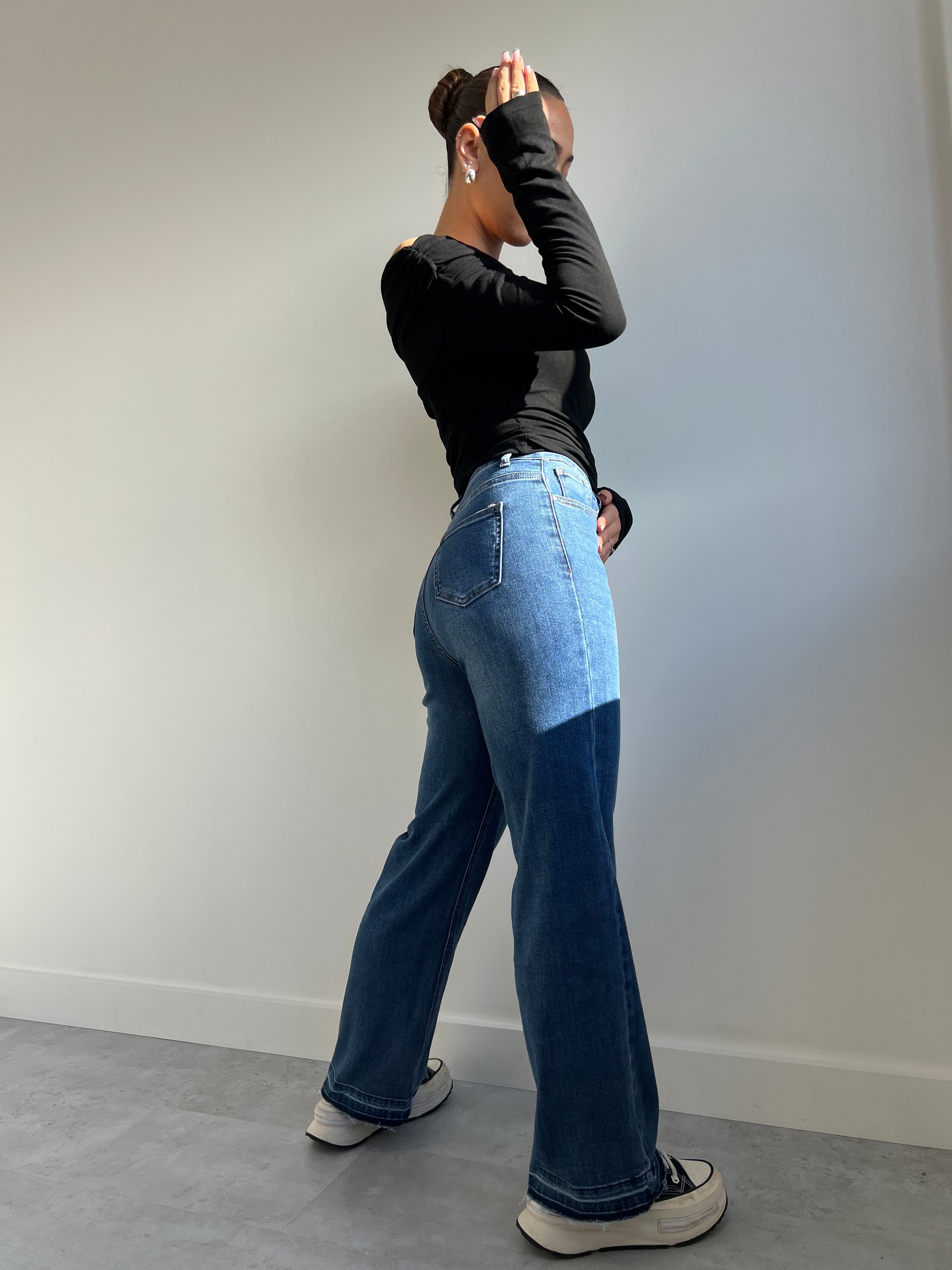 Petite Dark Straight Leg 7221