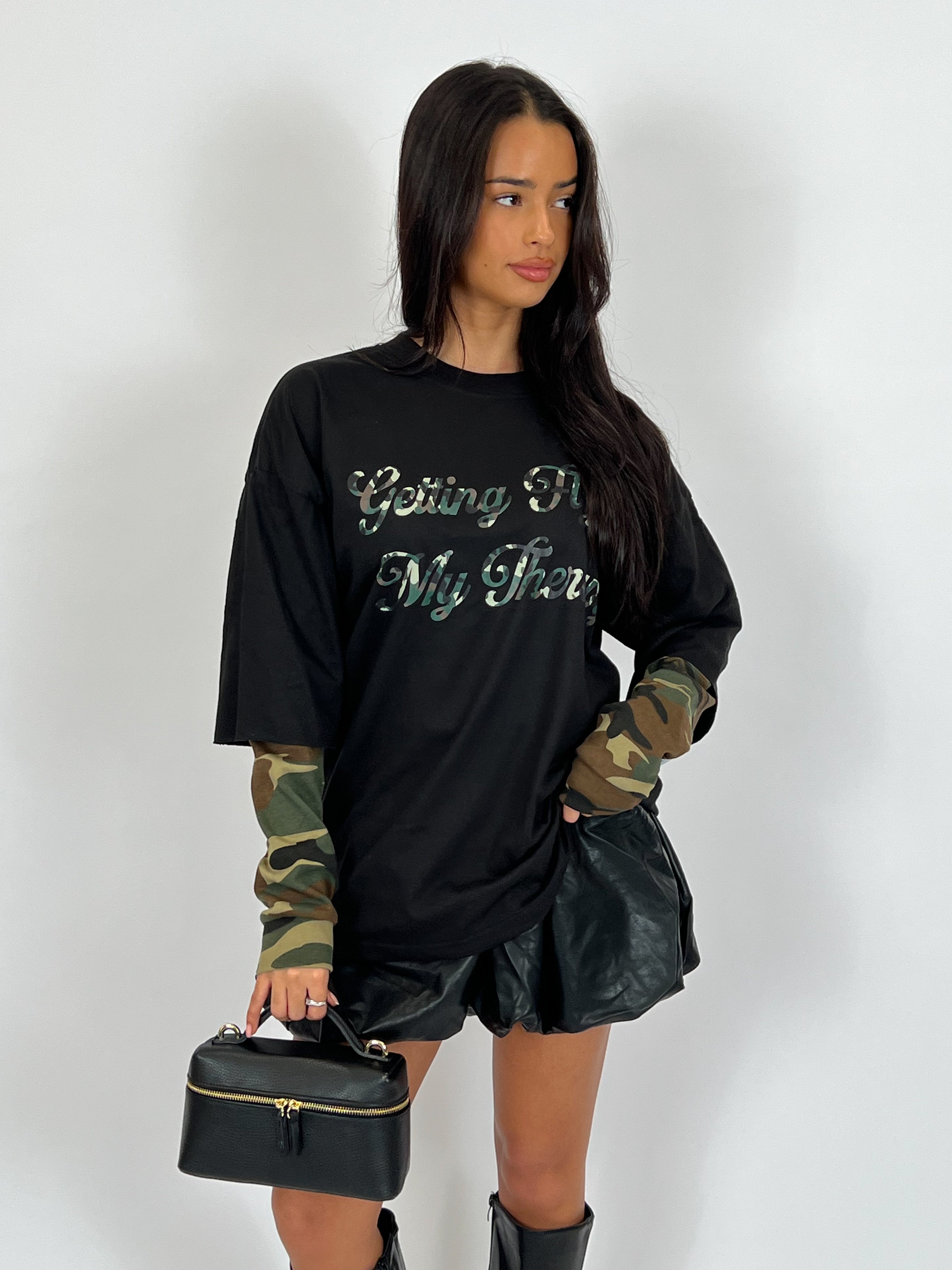 GETTING FLY LONGSLEEVE BLACK/ARMY