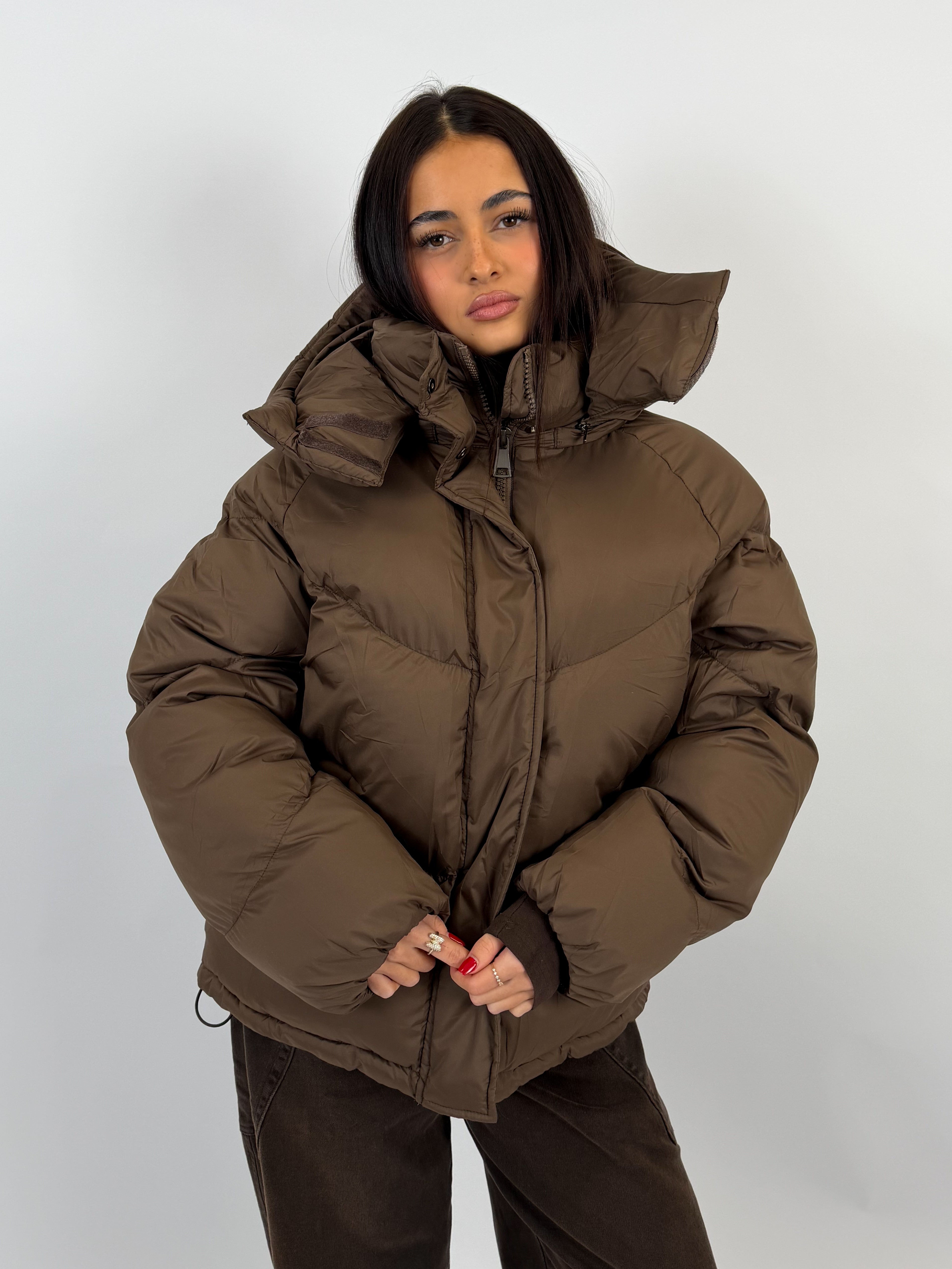 MIDI PUFFER BROWN