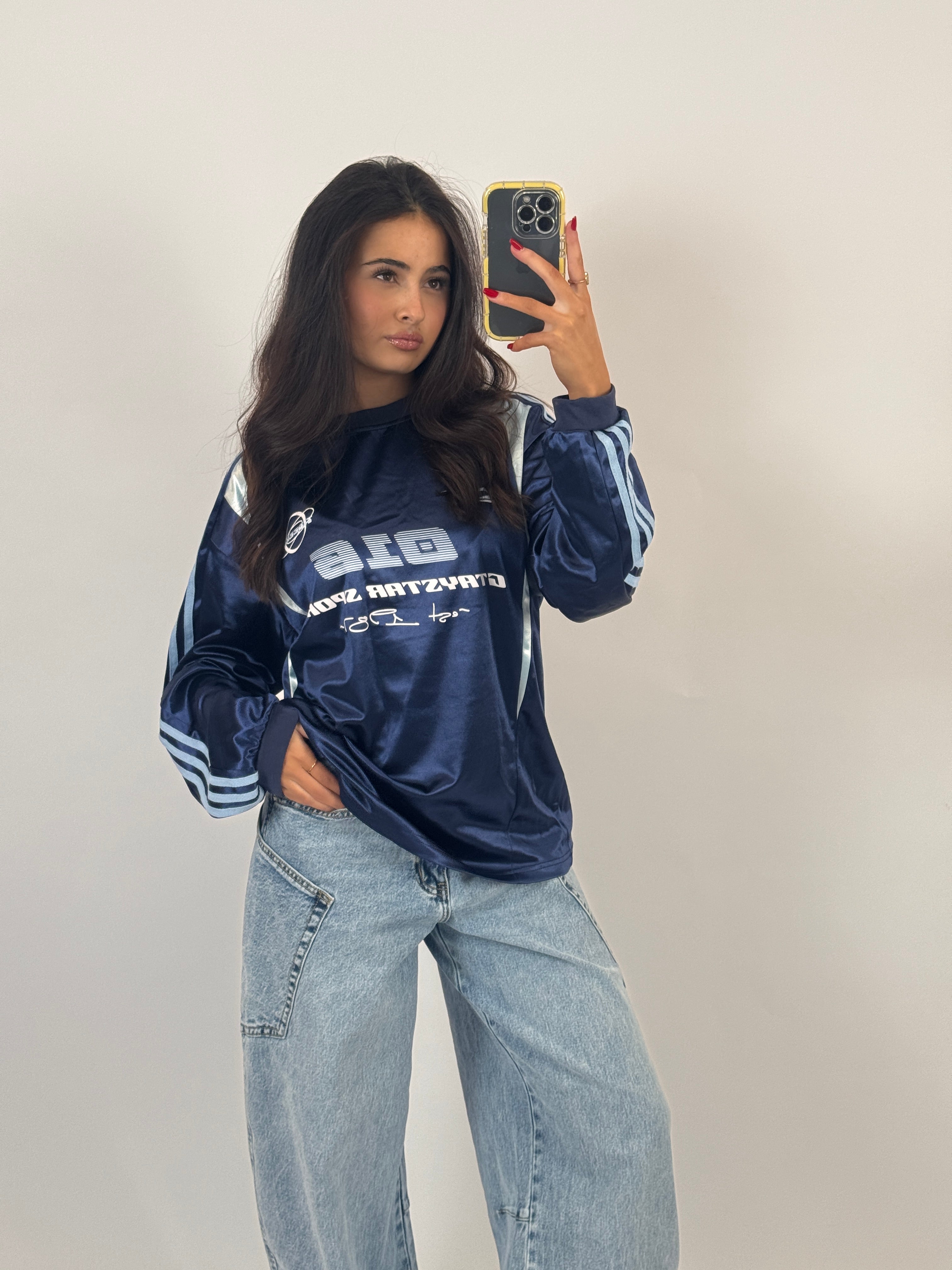 NAVY LONGSLEEVE JERSEY SIZE M