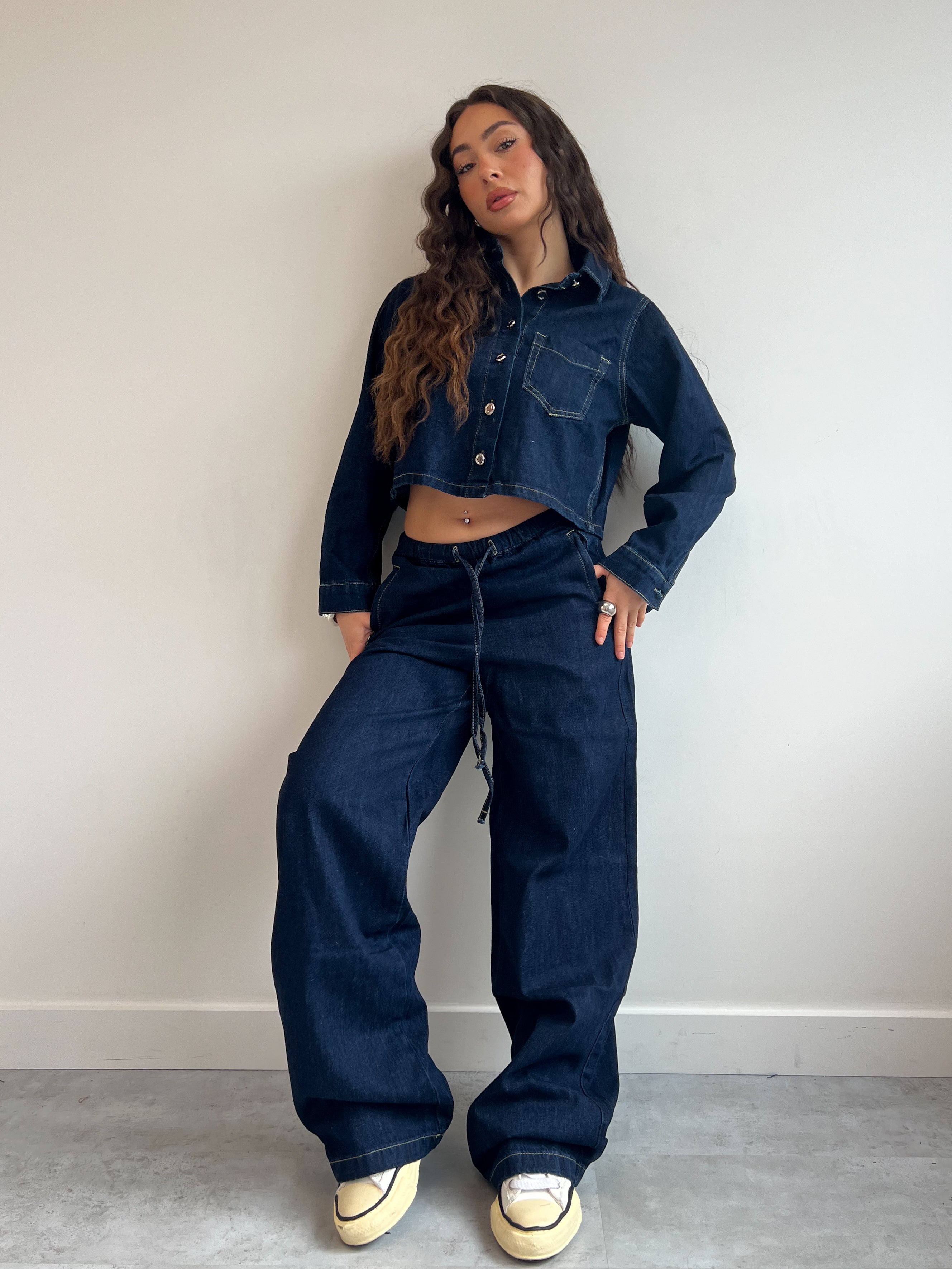 DENIM JOG JEANS (PART OF SET)