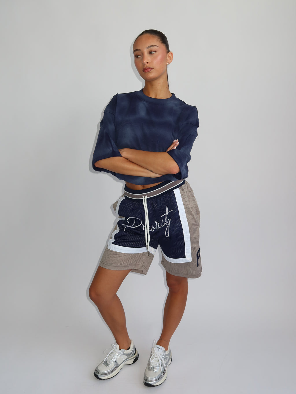 PRIORITY JERSEY LONG SHORT NAVY