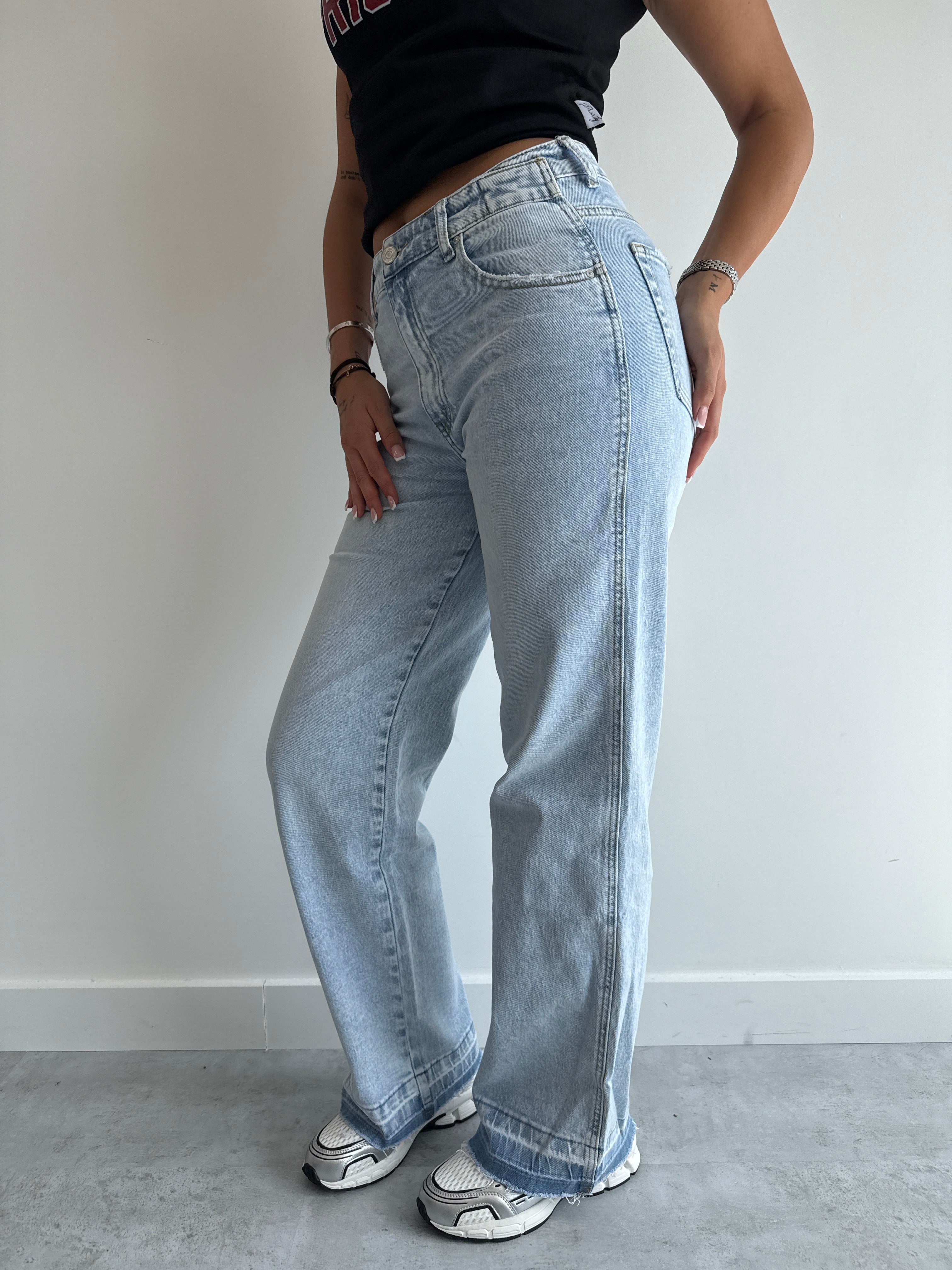 UNFOLDED TALL JEANS BLUE