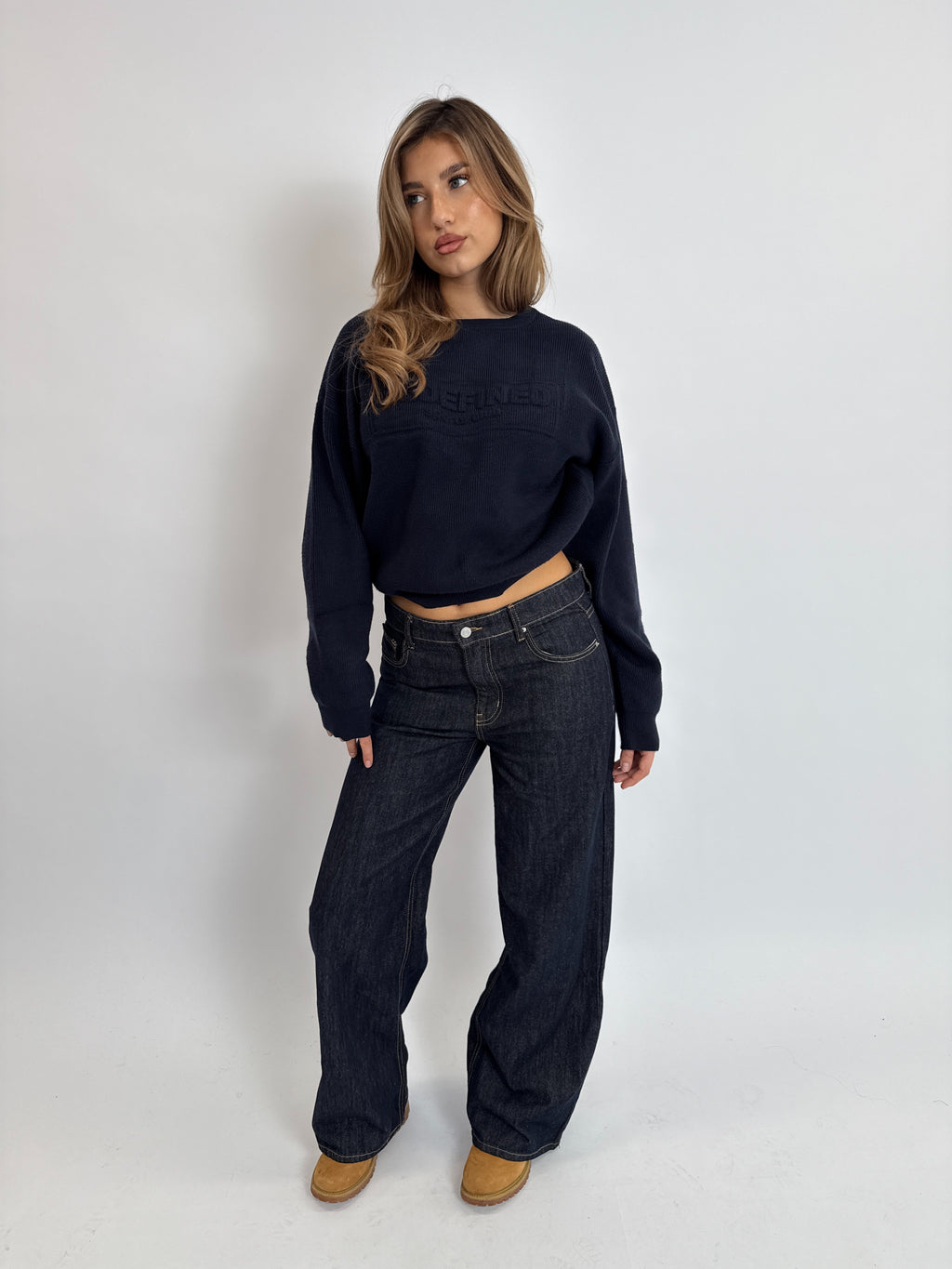 REDEFINED RIBBED KNIT NAVY
