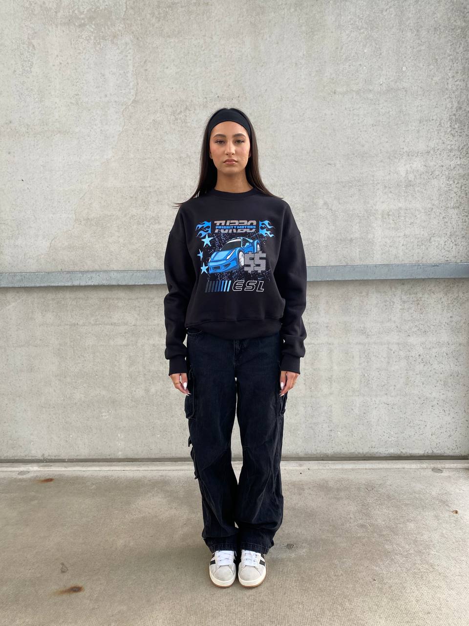 LIMITED EDITION MOTORSPORT SWEATER BLACK/BLUE