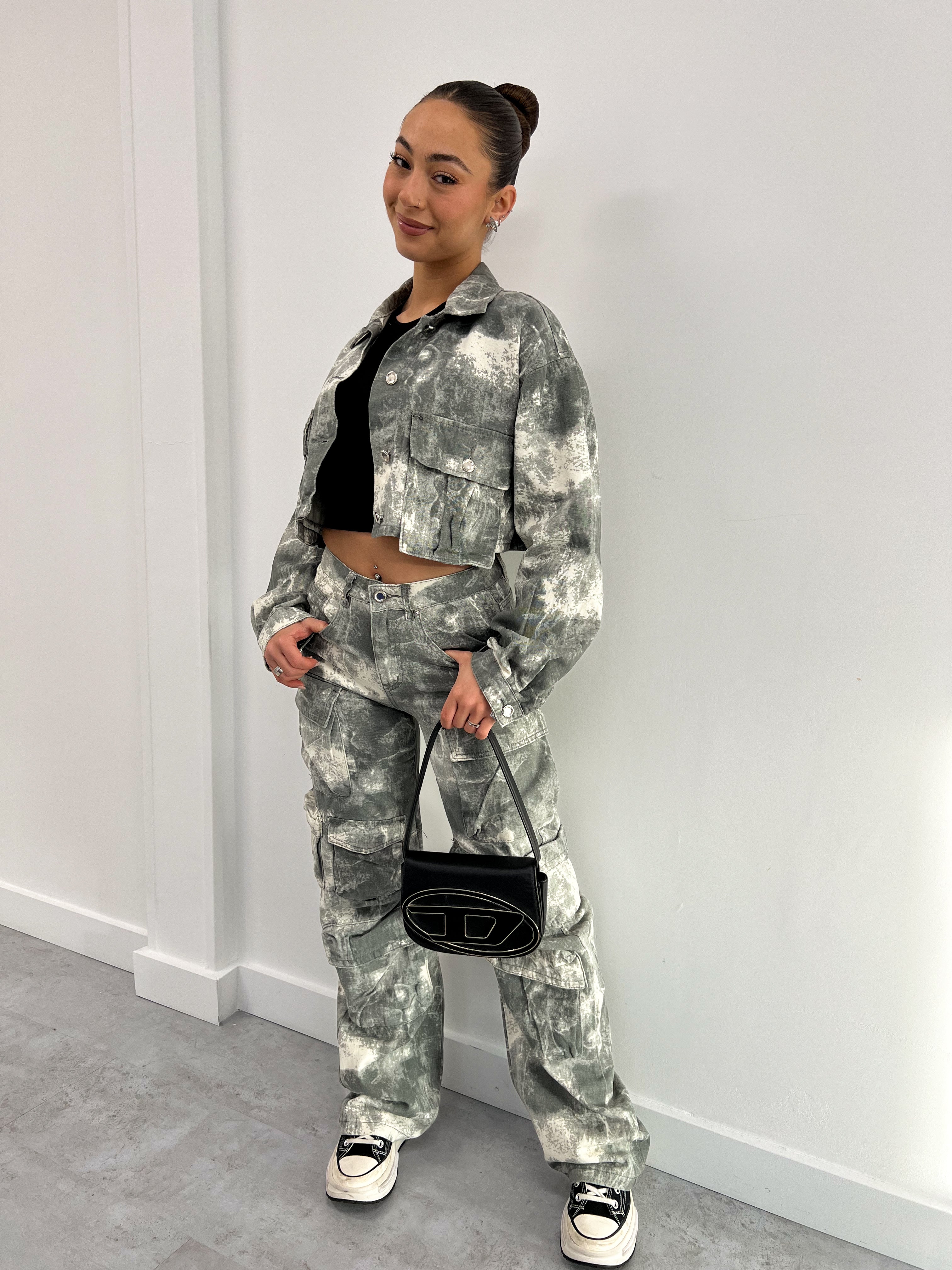 VON ATTICO INSPIRIERTE CAMO-HOSE 2.0