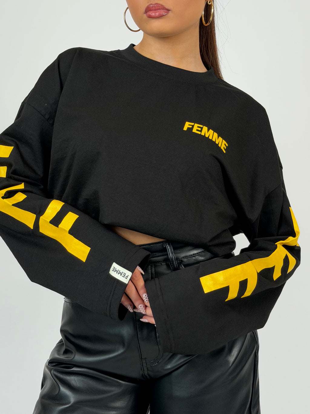 FFF LONGSLEEVE BLACK/YELLOW