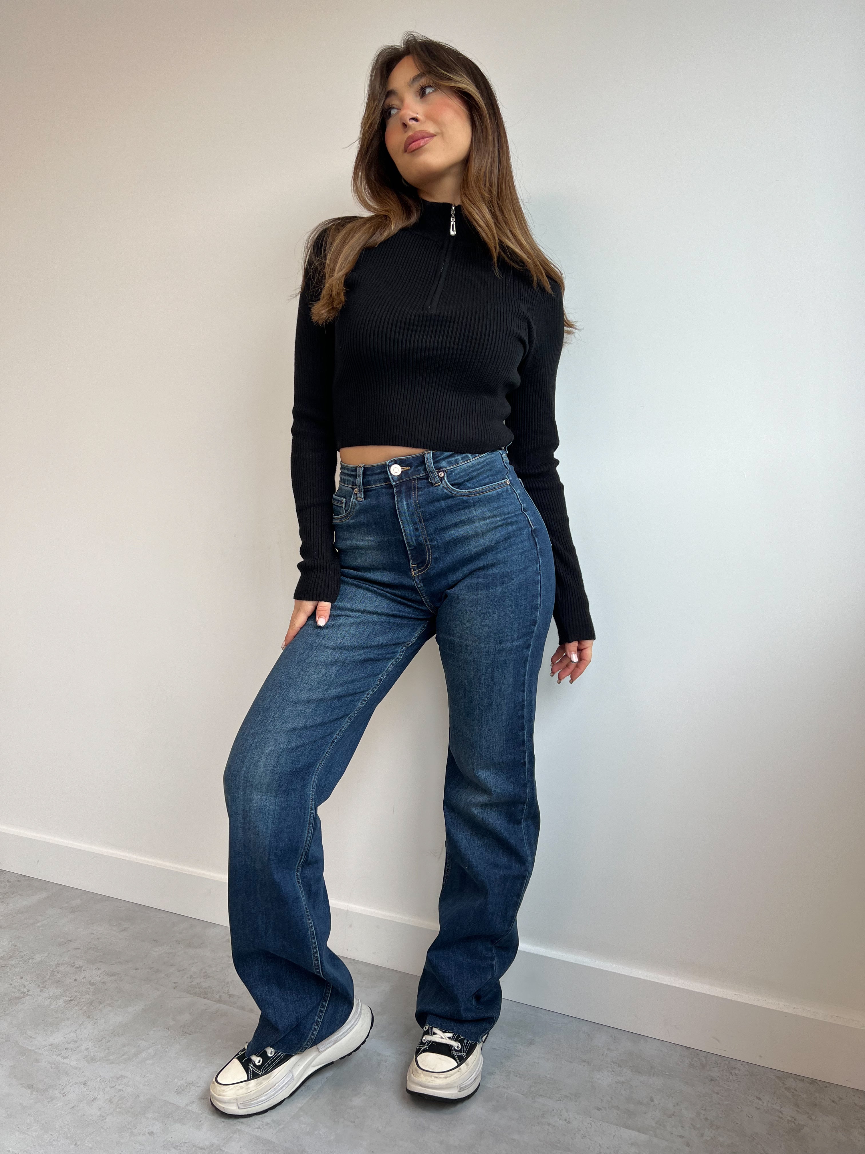 TALL DARK DENIM STRETCH STRAIGHT 1722