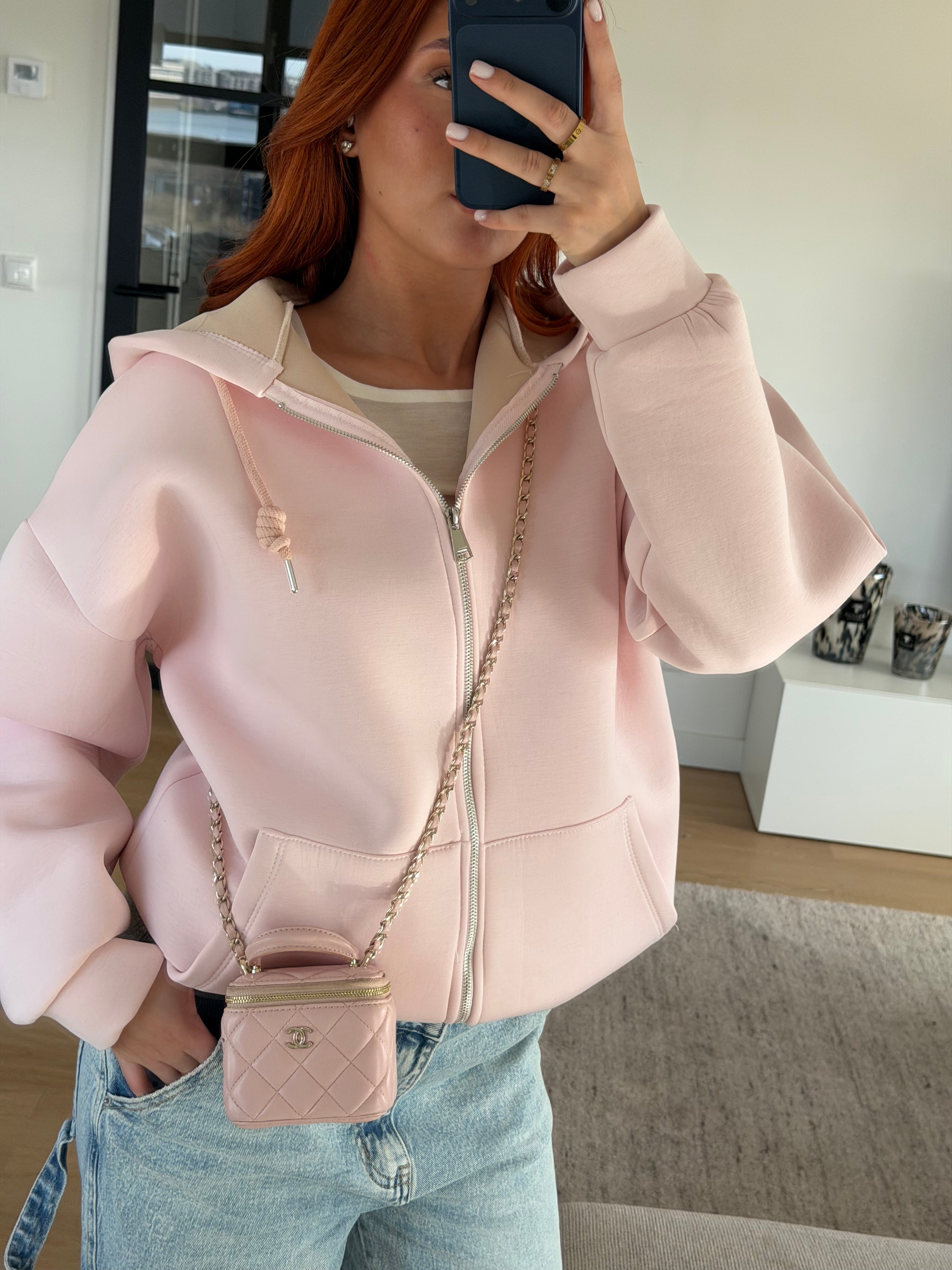 SCUBA ZIP UP PINK