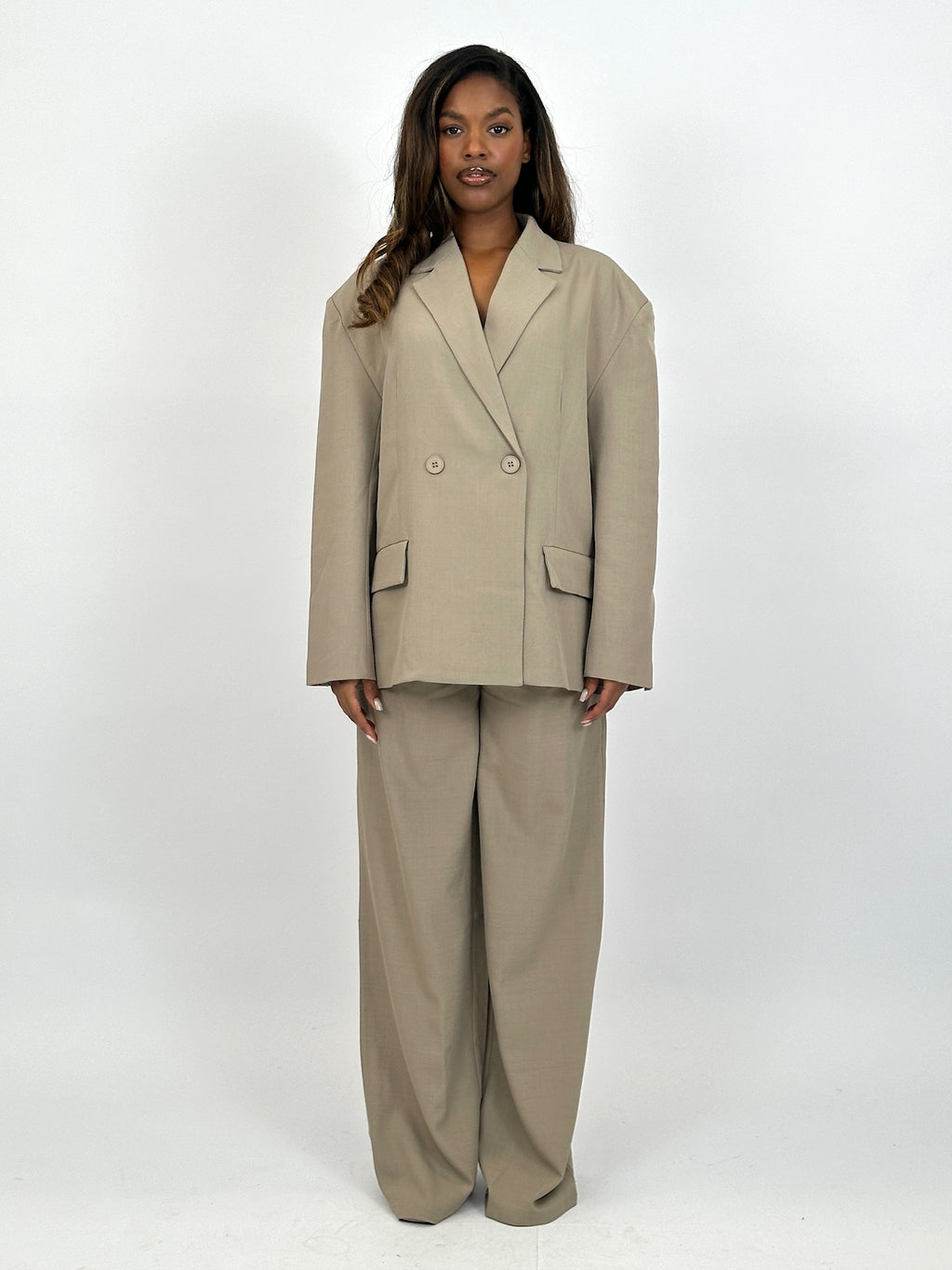 MUSTHAVE BAGGY BLAZER TAUPE