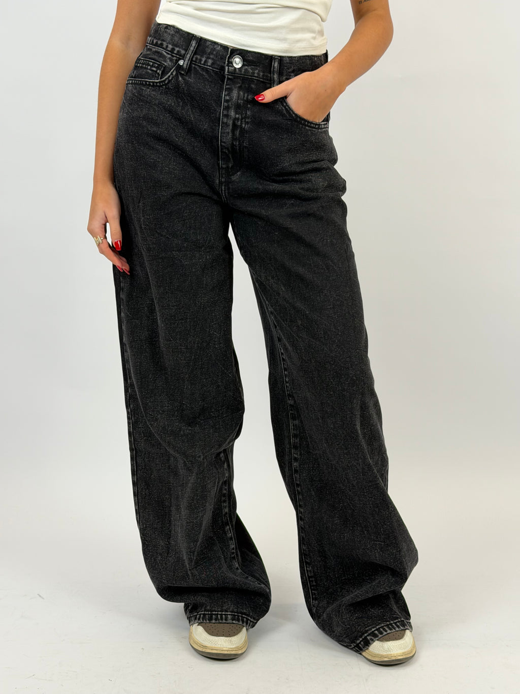 PERFECT WIDE LEG BLACK