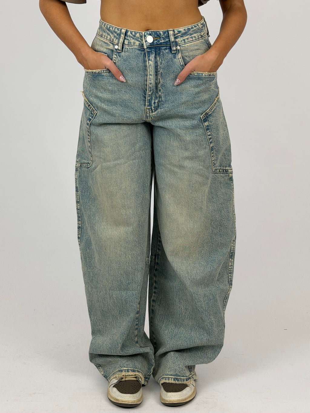 BALLOON FIT STRETCH CARGO LIGHT VINTAGE