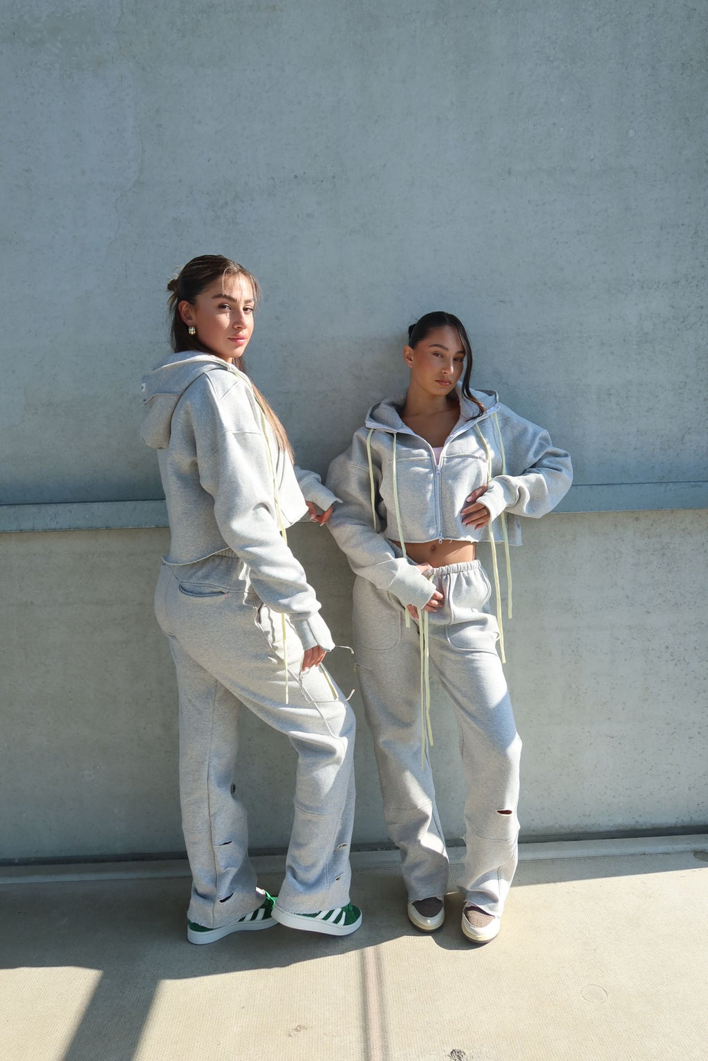 PREMIUM QUALITY PRIORITY DRAWSTRING TRACKSUIT GREY