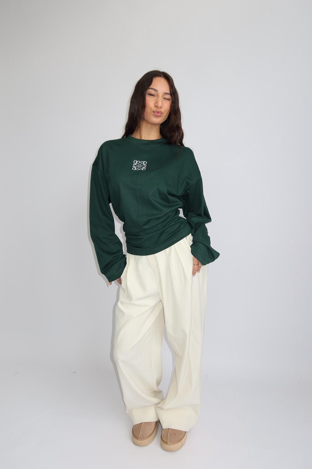 PRIORITY SNATCHED LONGSLEEVE GREEN