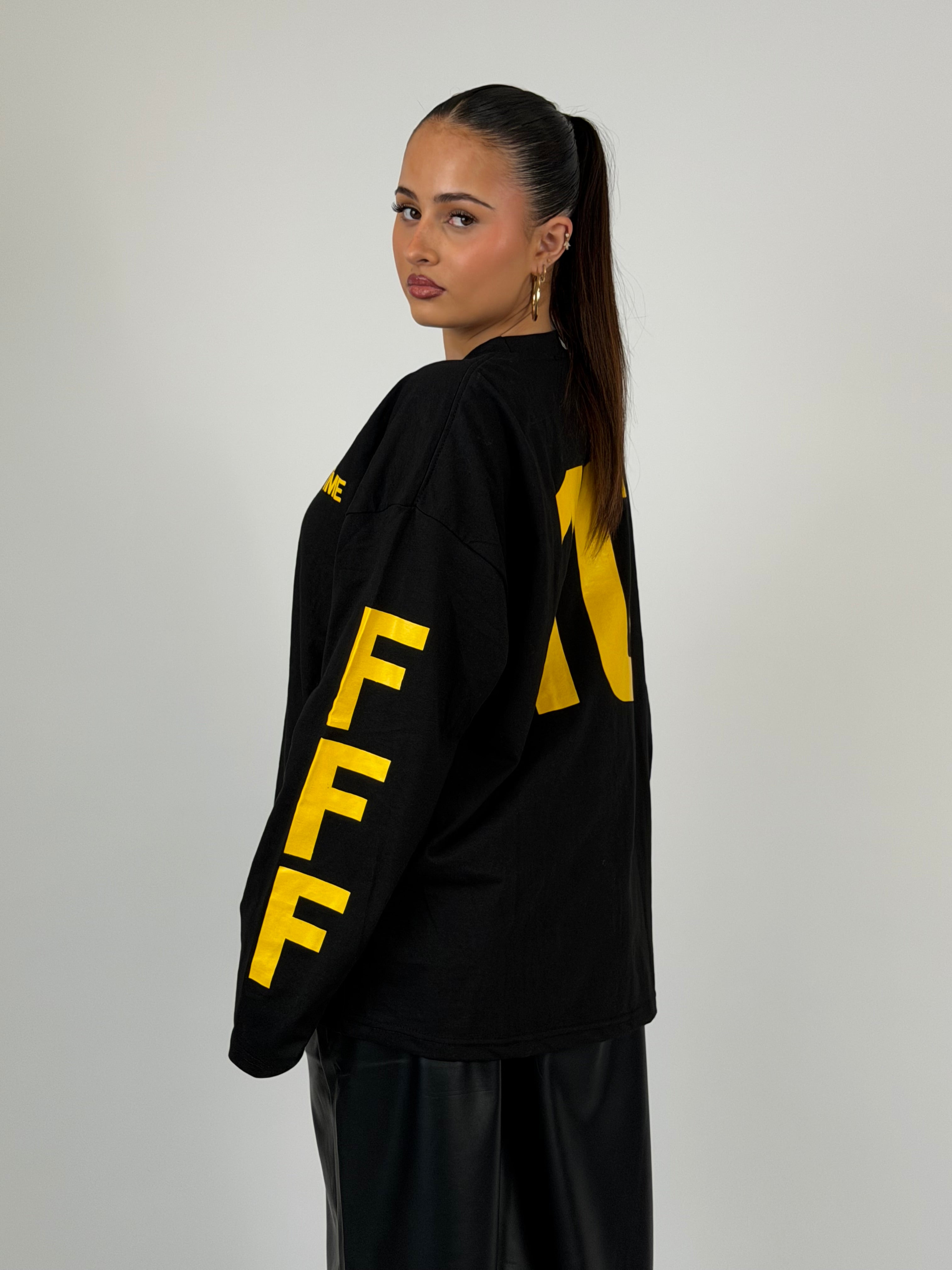 FFF LONGSLEEVE BLACK/YELLOW