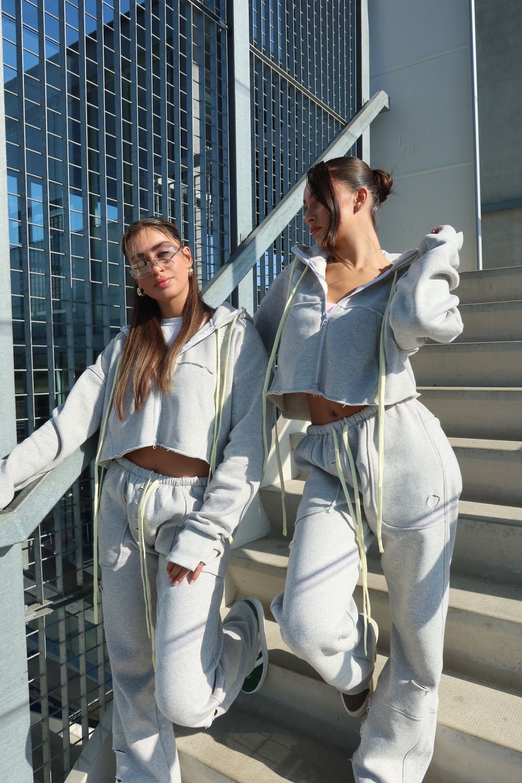 PREMIUM QUALITY PRIORITY DRAWSTRING TRACKSUIT GREY