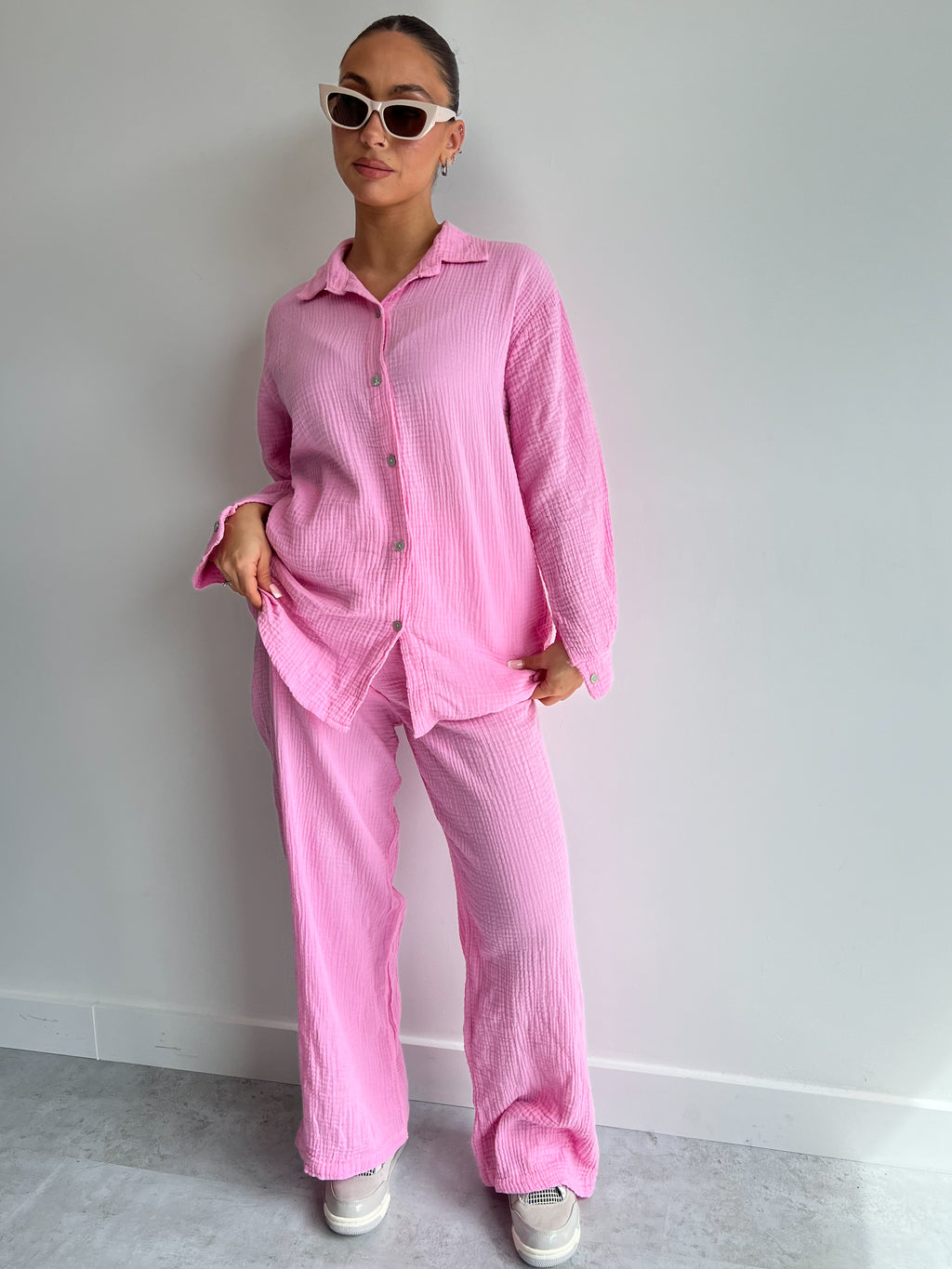 MUSTHAVE LINEN SET PINK