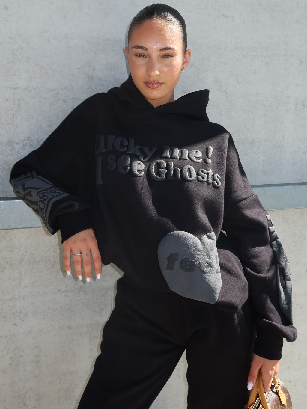 NEUER GHOST HOODIE SCHWARZ