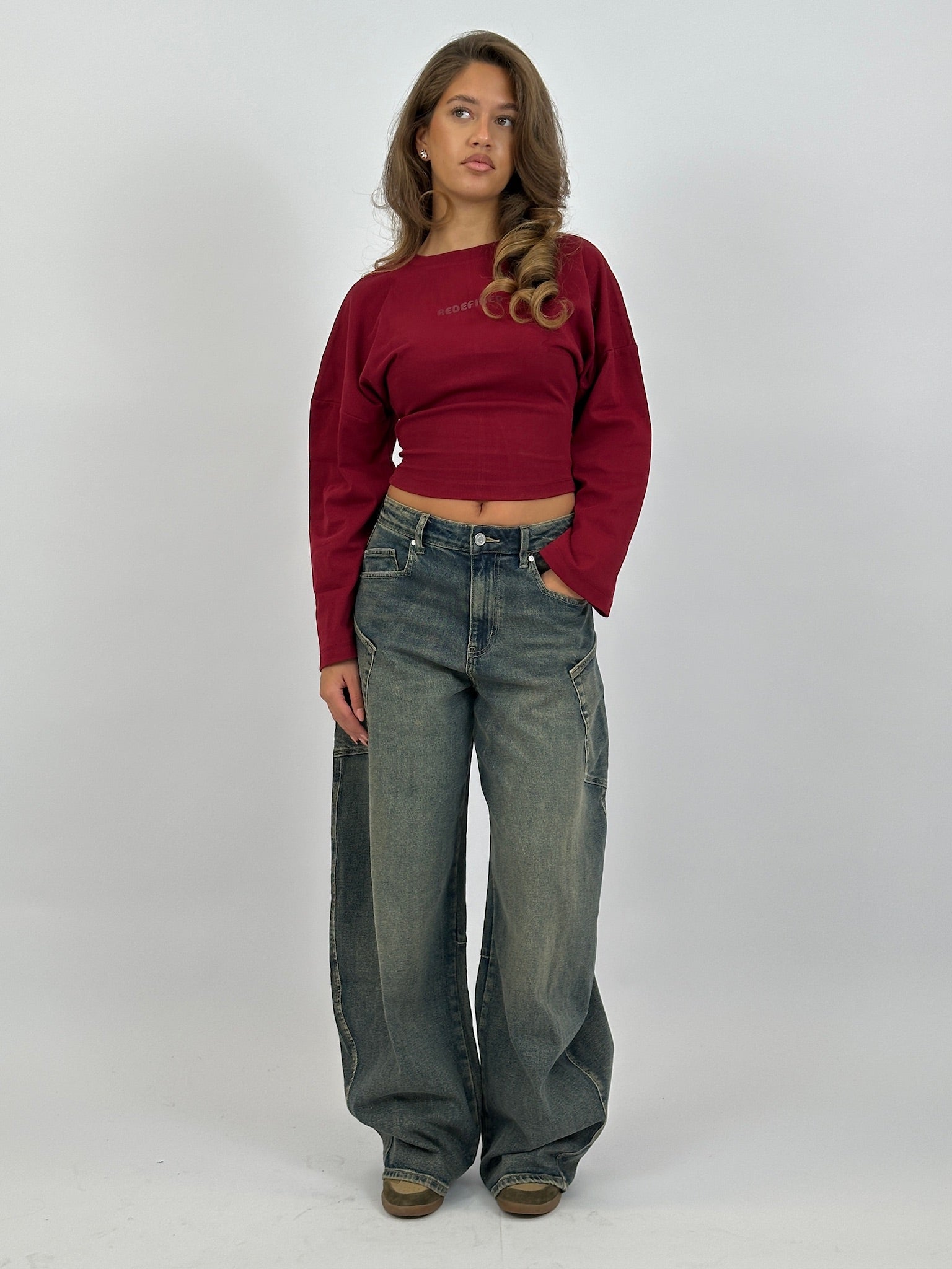 SNATCH SWEAT LONGSLEEVE RED