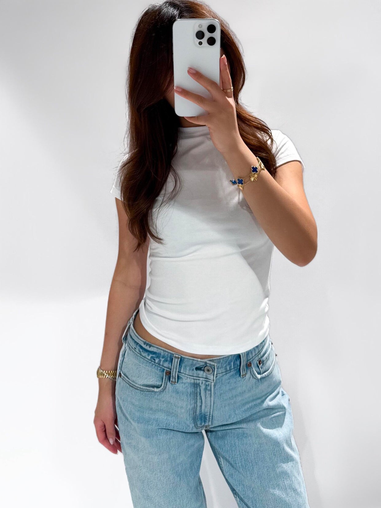 DIDI DOUBLE LAYERED TOP WHITE