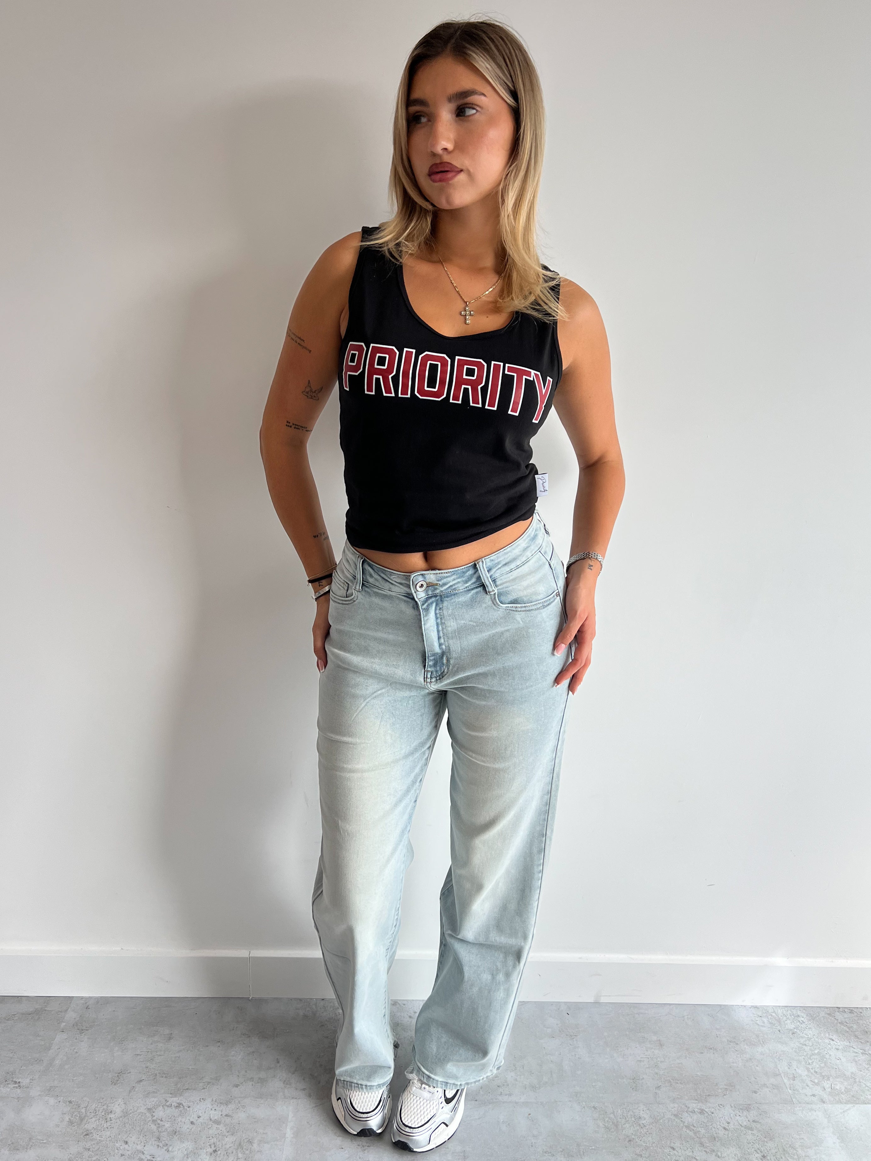 SUPER STRETCH WIDE LEG JEANS
