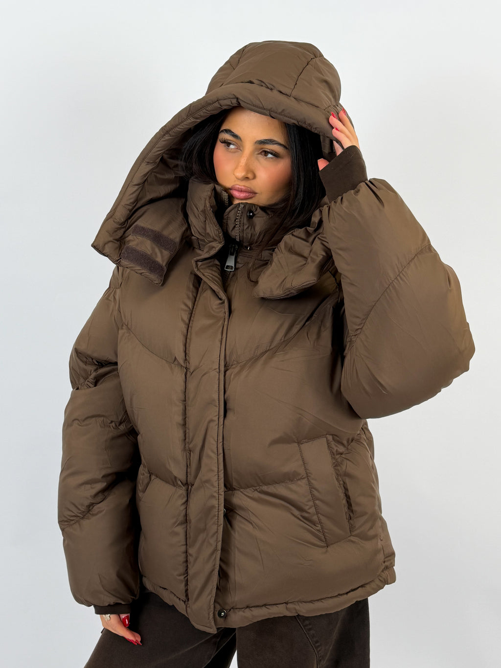 MIDI PUFFER BROWN