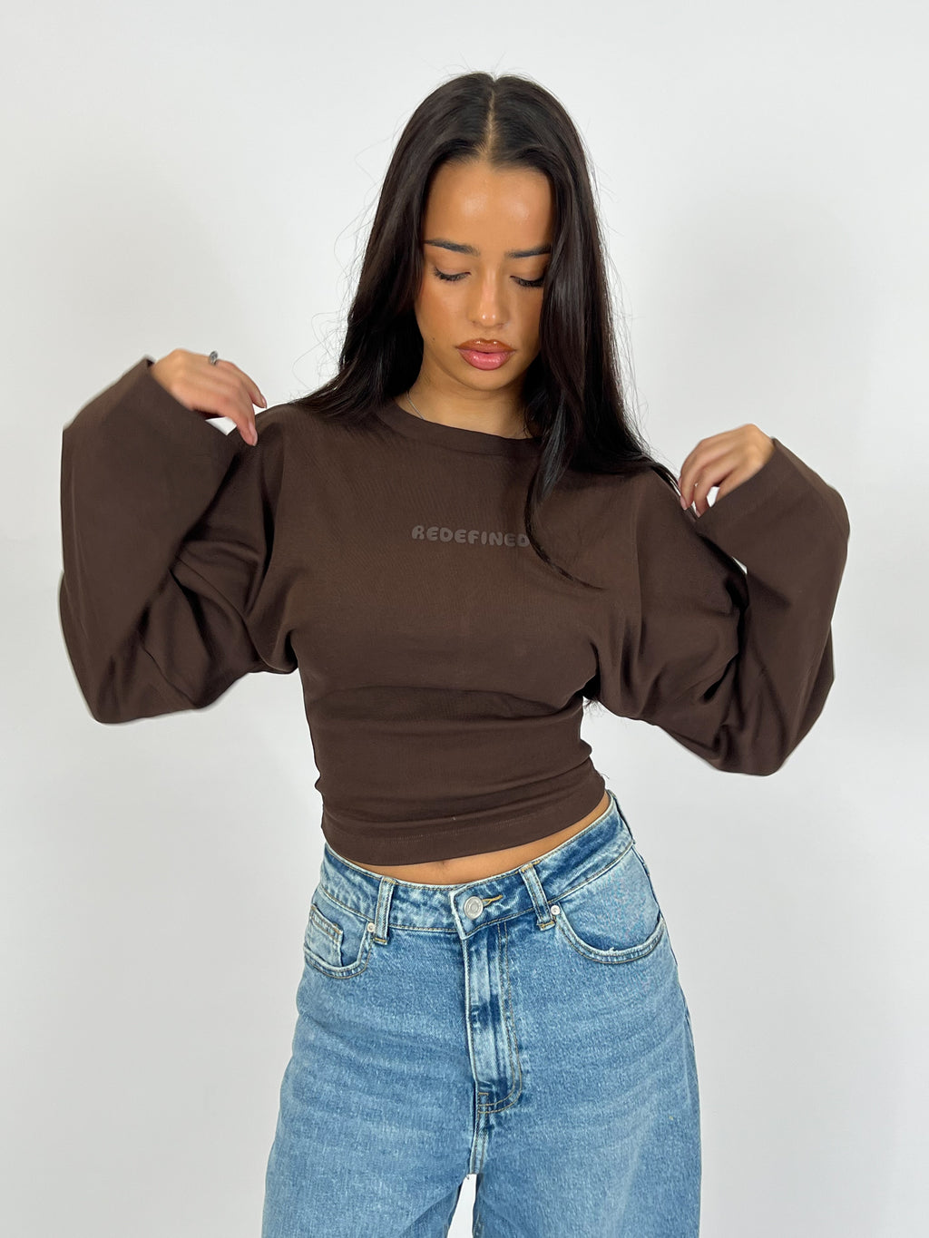 SNATCH SWEAT LONGSLEEVE CHOCO