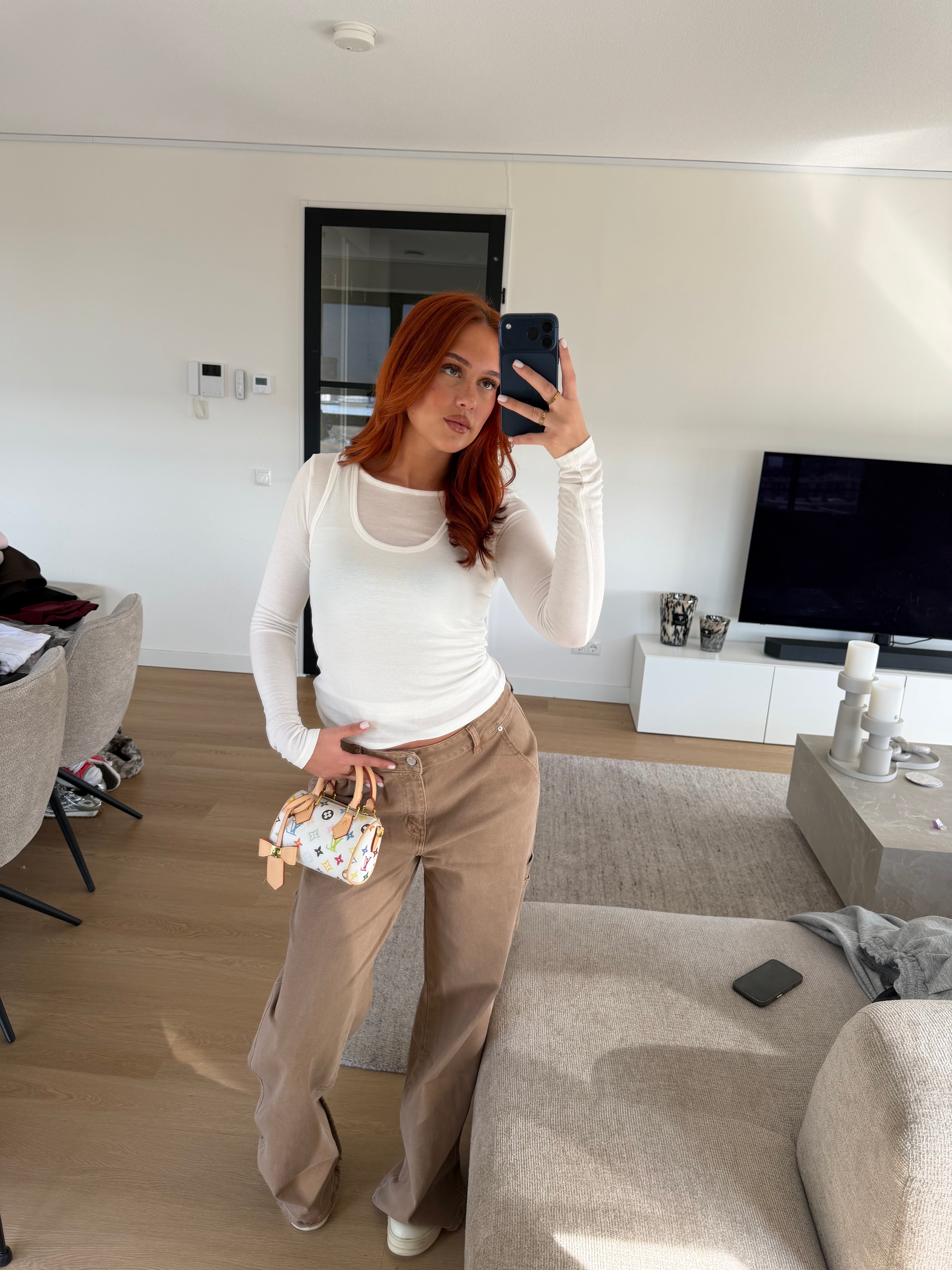 CARPENTER STRETCH JEANS CAMEL