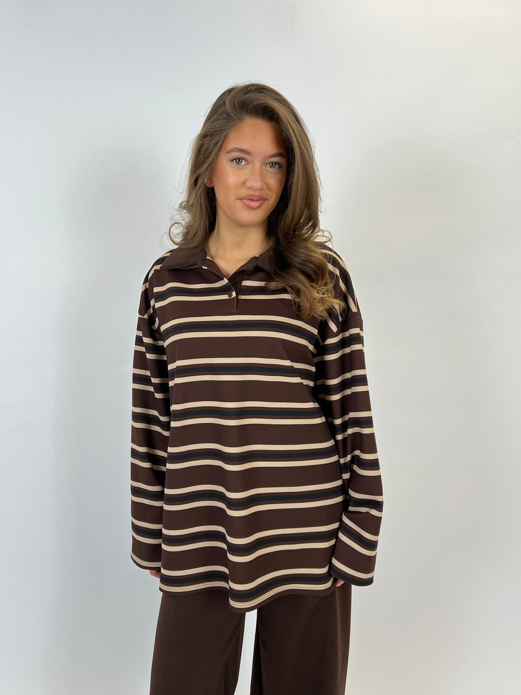 POLO COMFY SET CHOCO