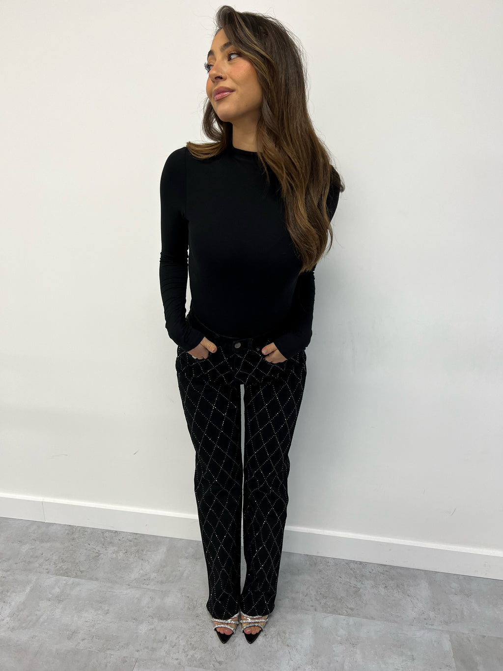 DIAMOND-JEANS SCHWARZ