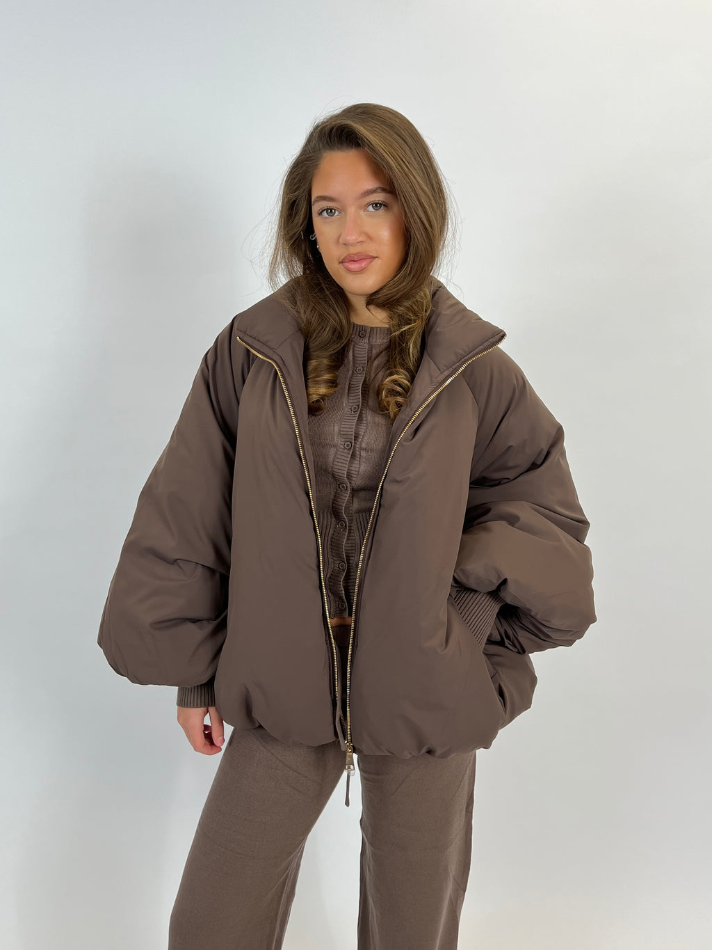PUFFY DAWN JACKET TAUPE