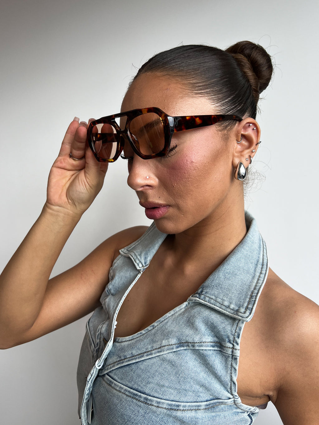 JADE SUNNIES ALL BROWN