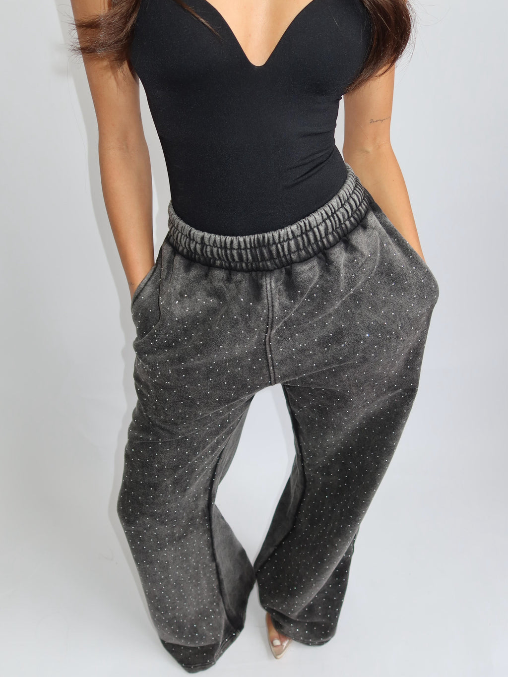 LIMITED EDITION RHINESTONE JOGGERS