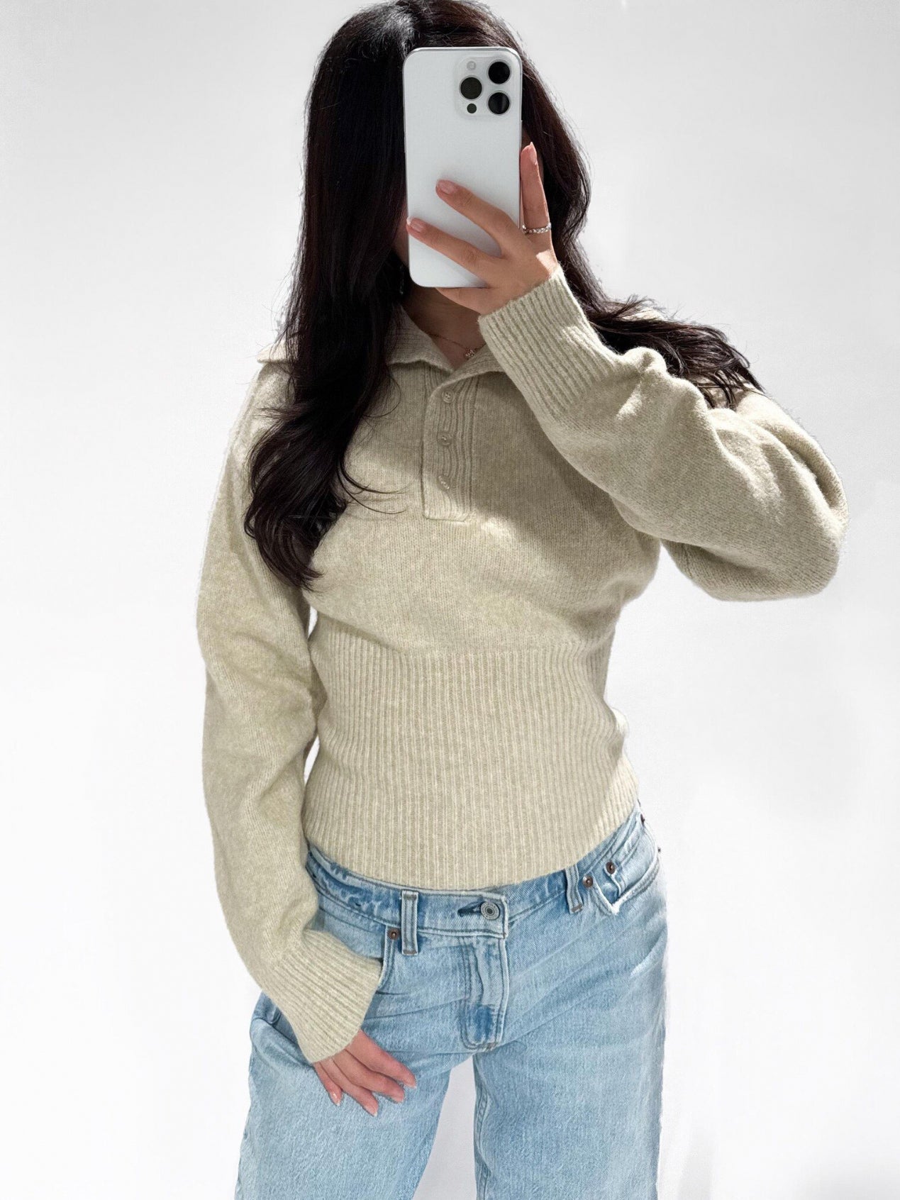 POLO SNATCHED KNIT BEIGE