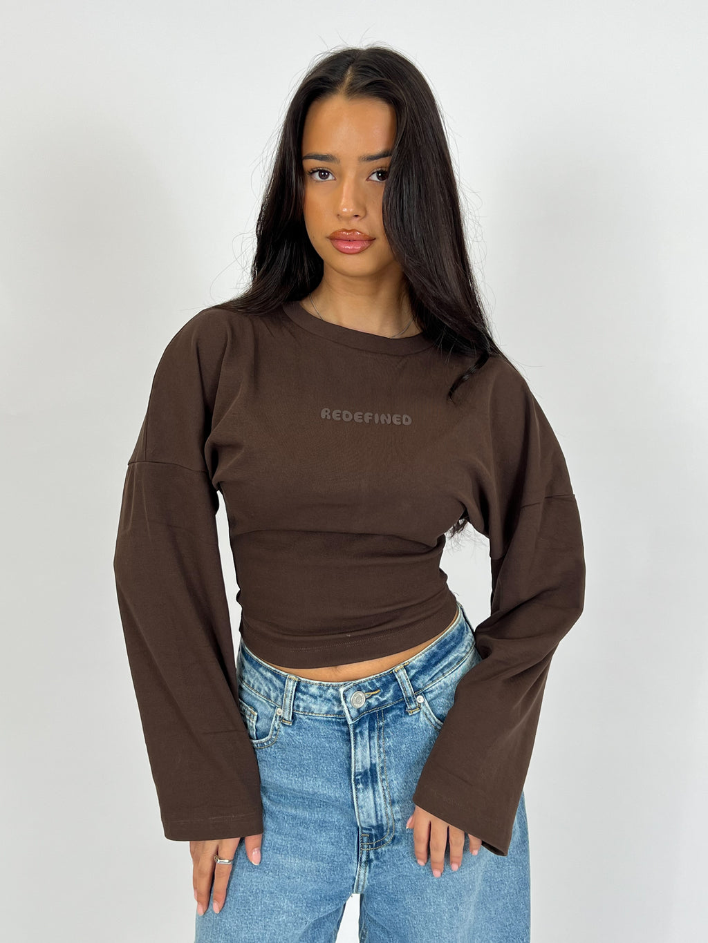 SNATCH SWEAT LONGSLEEVE CHOCO