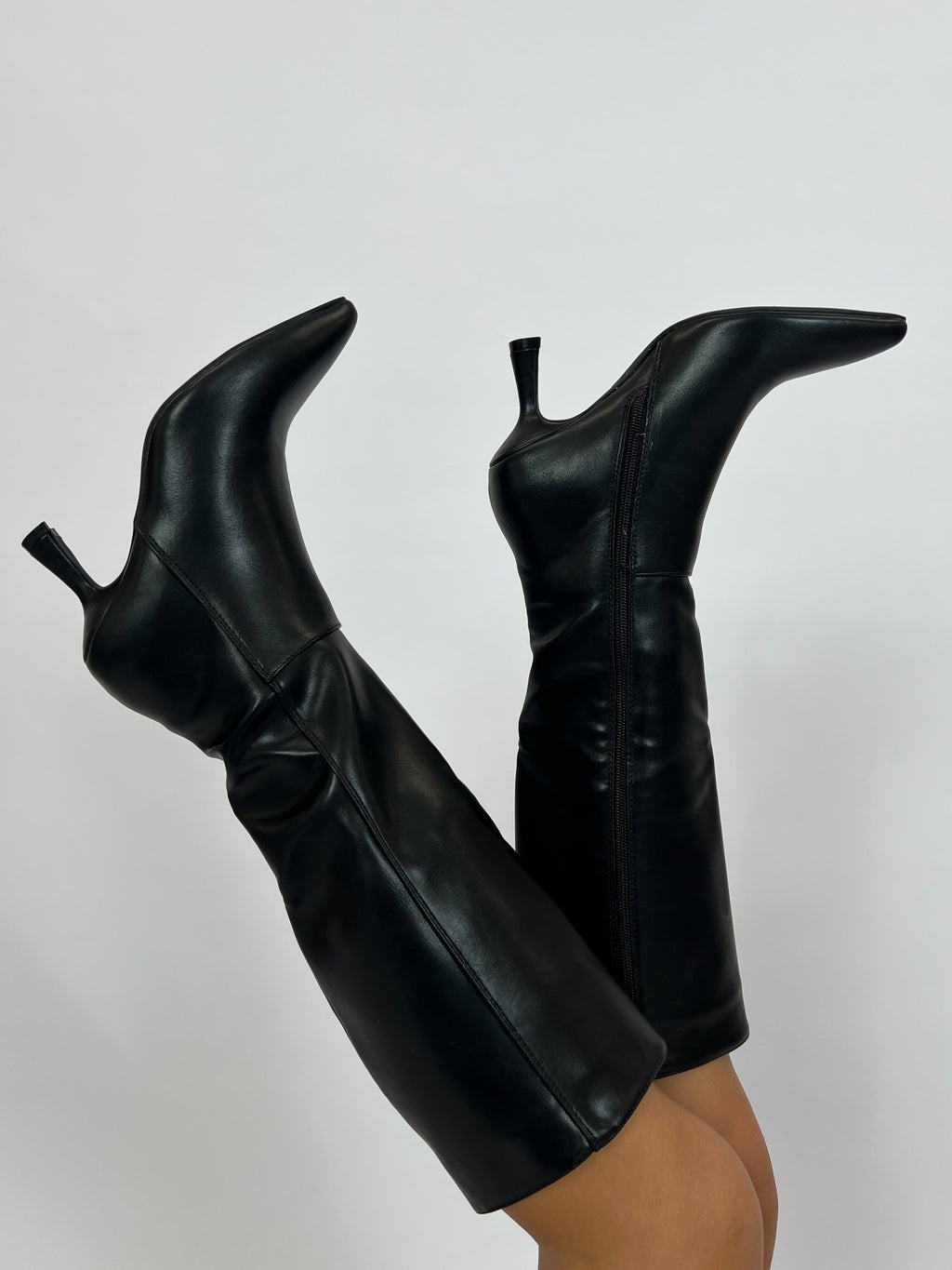 THAT GIRL PU LEATHER BOOTS