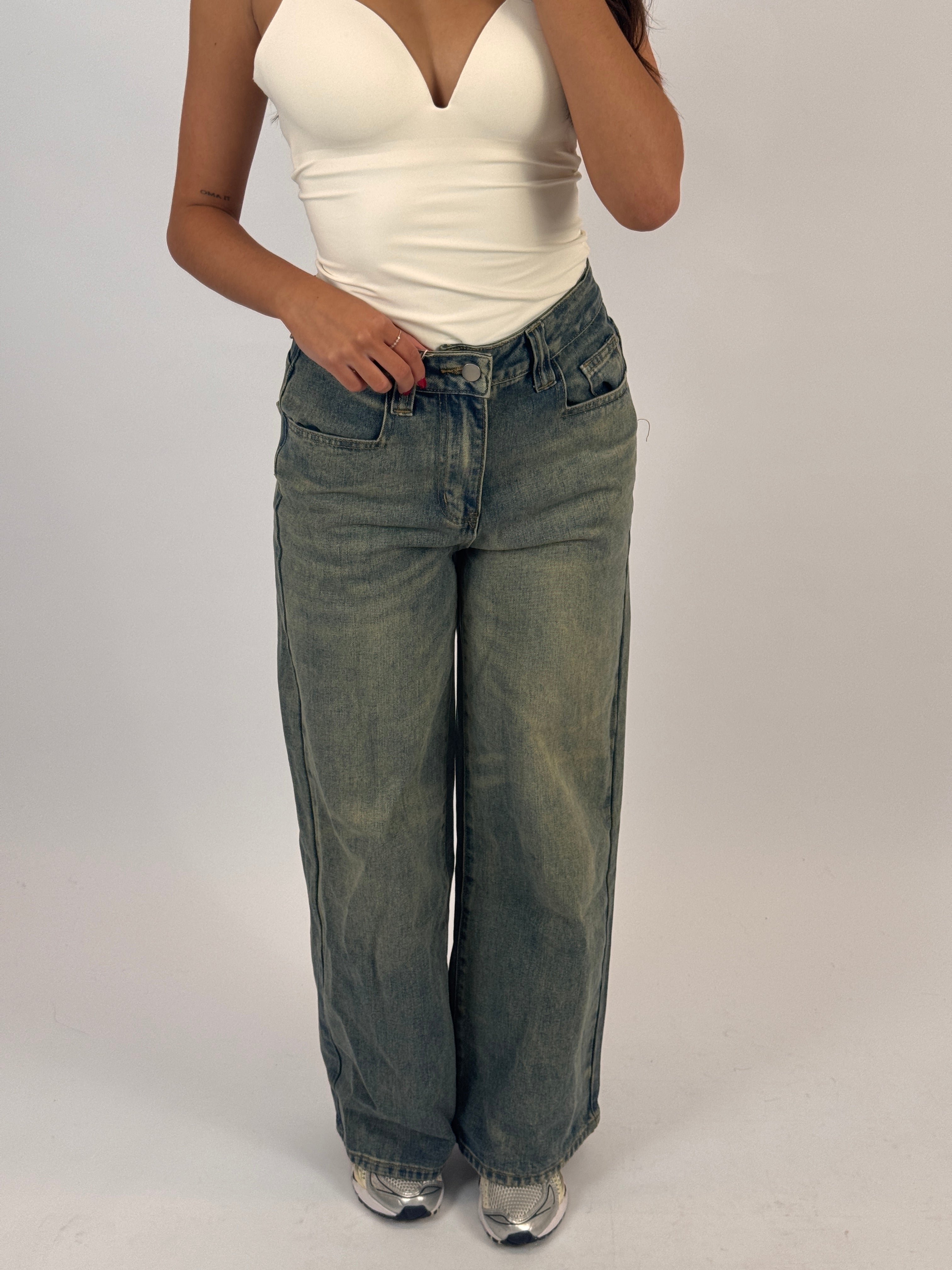 PETITE VINTAGE BLUE JEANS SIZE S