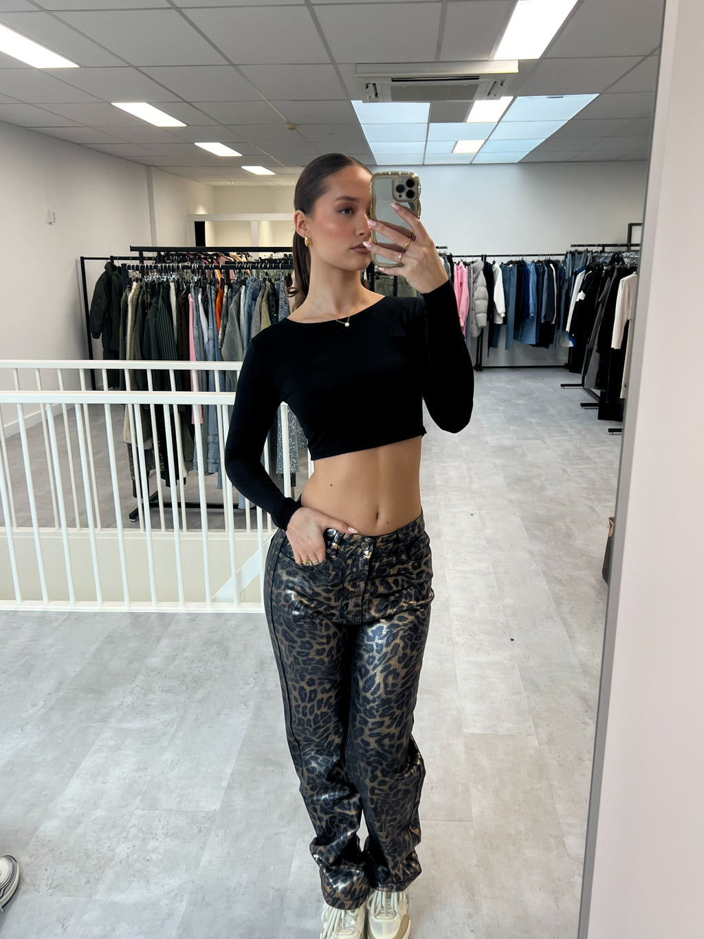 1079 LIMITIERTE LEOPARD-JEANS