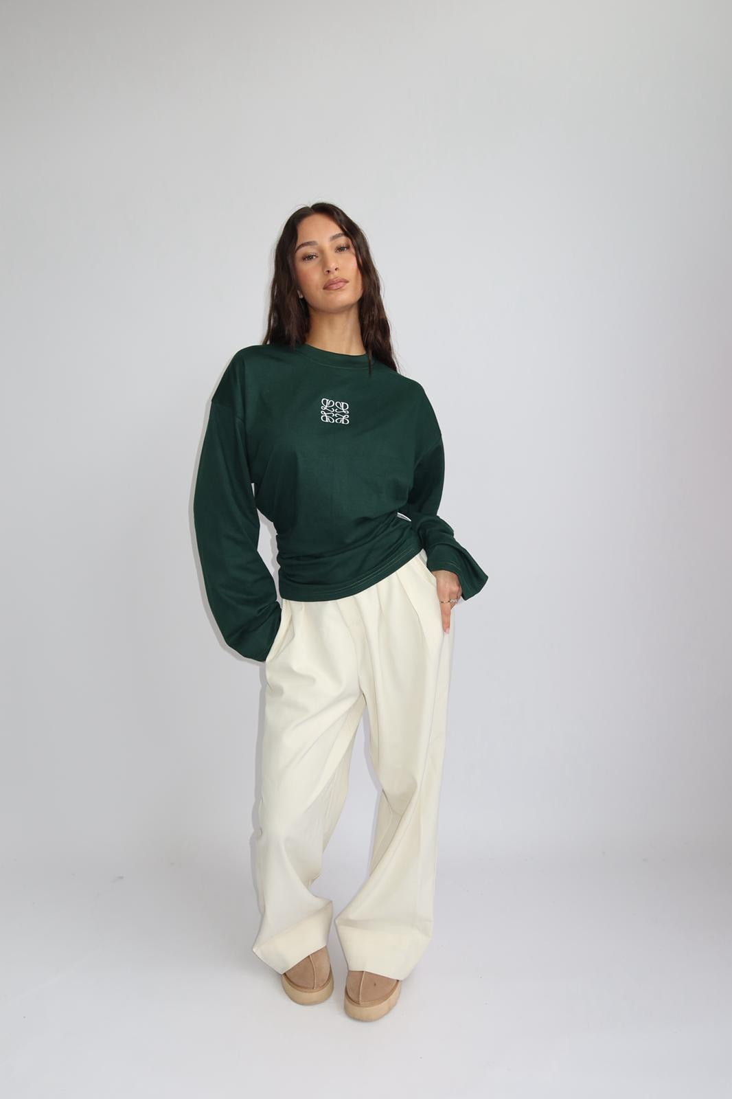 PRIORITY SNATCHED LONGSLEEVE GREEN