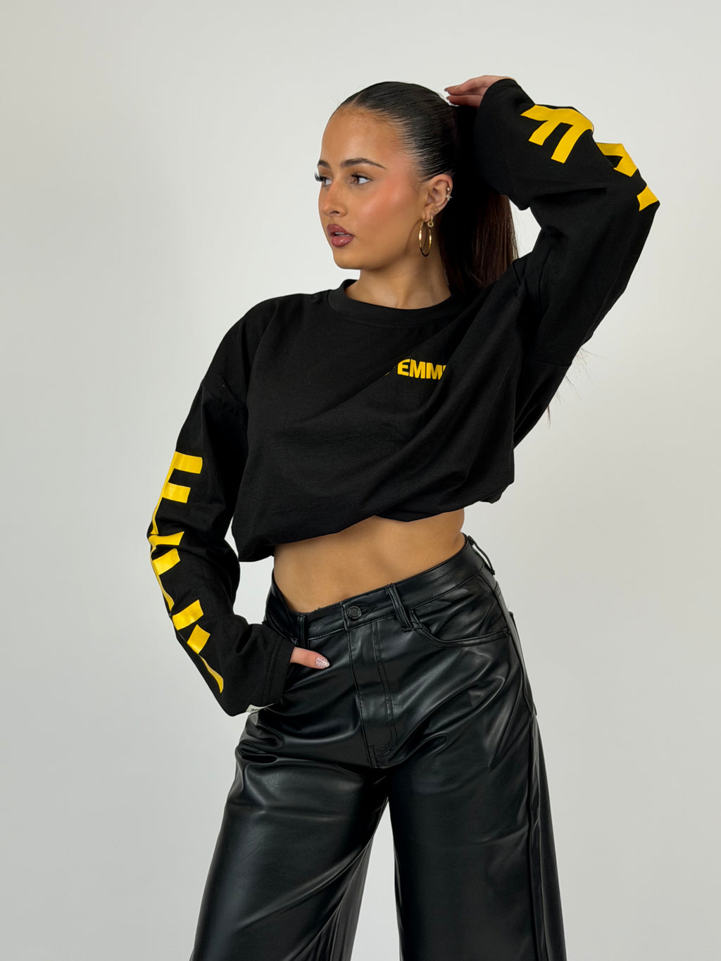 FFF LONGSLEEVE BLACK/YELLOW