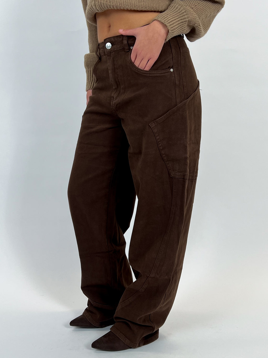 BROWN BALLOON FIT CARGO