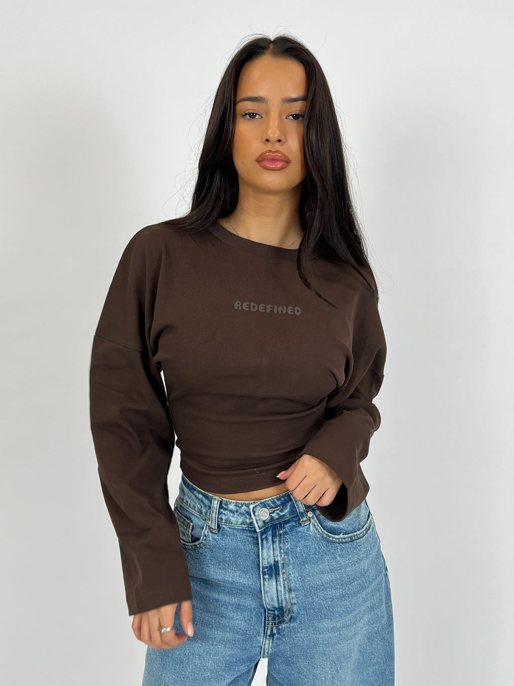 SNATCH SWEAT LONGSLEEVE CHOCO